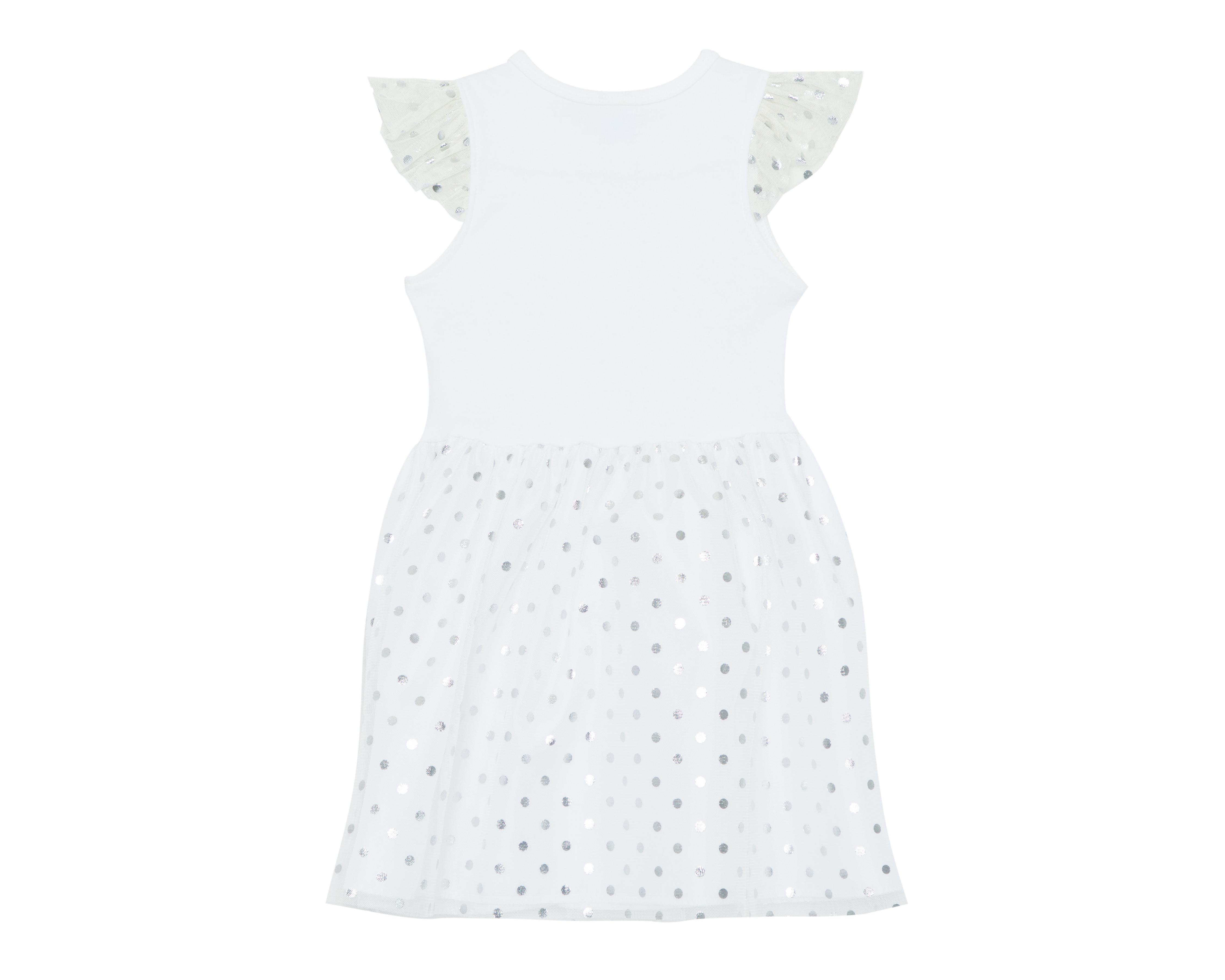 Foto 2 | Vestido para Bebé Niña Disney Frozen Blanco