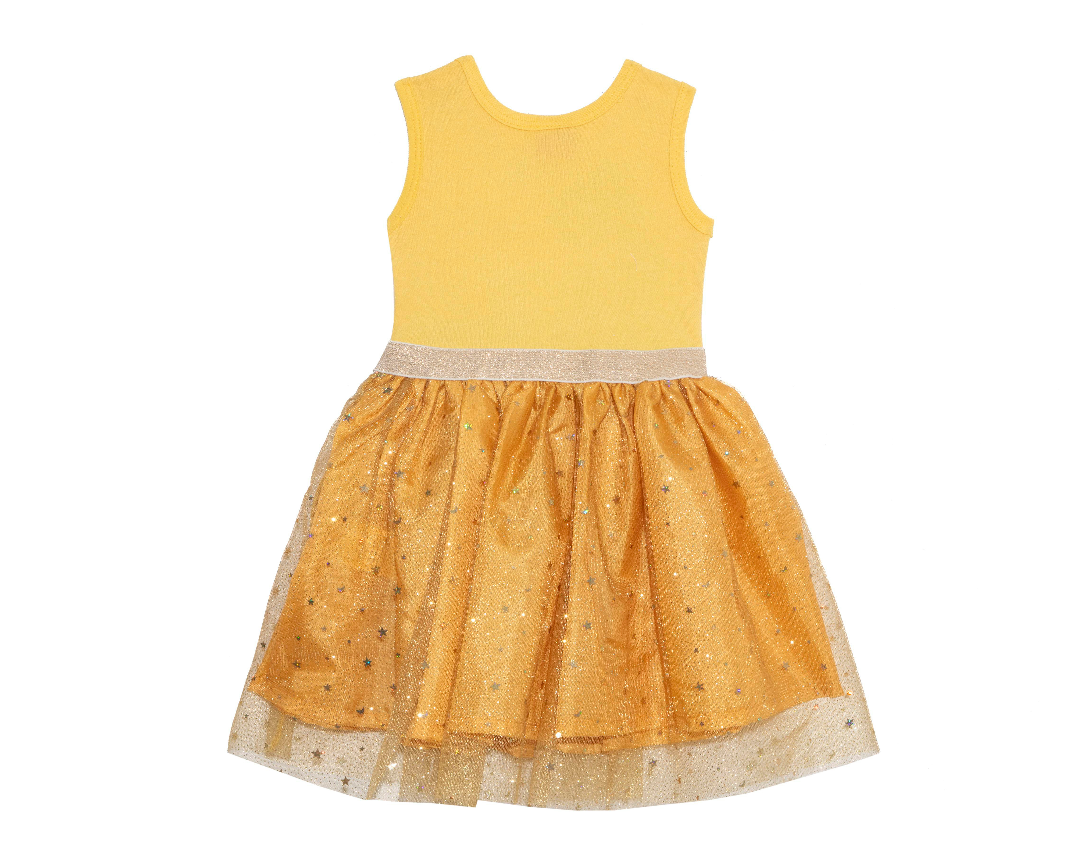 Foto 2 | Vestido Dorado Disney Baby para Niña