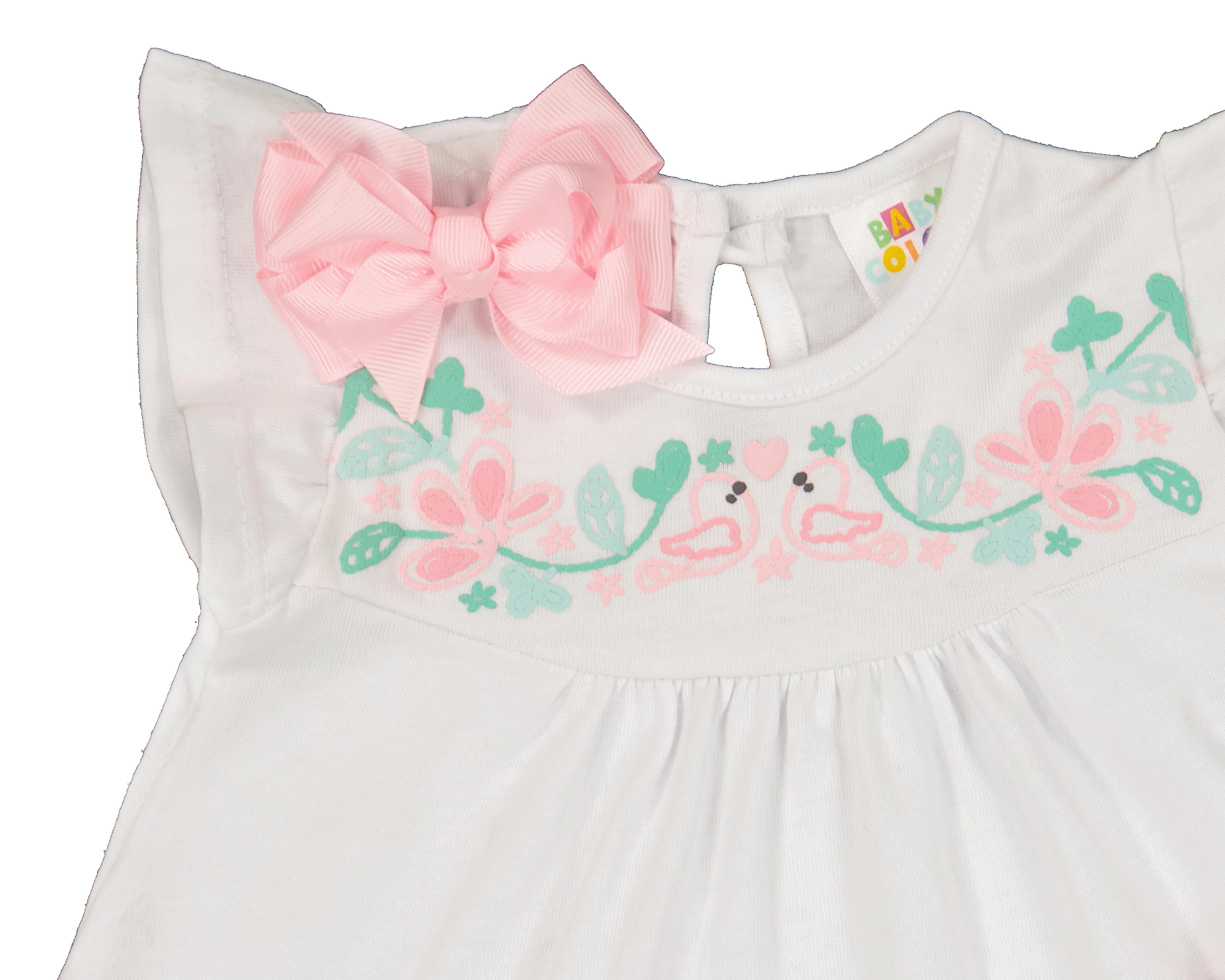 Foto 4 | Conjunto para Bebé Niña Baby Colors Rosa 2 Piezas