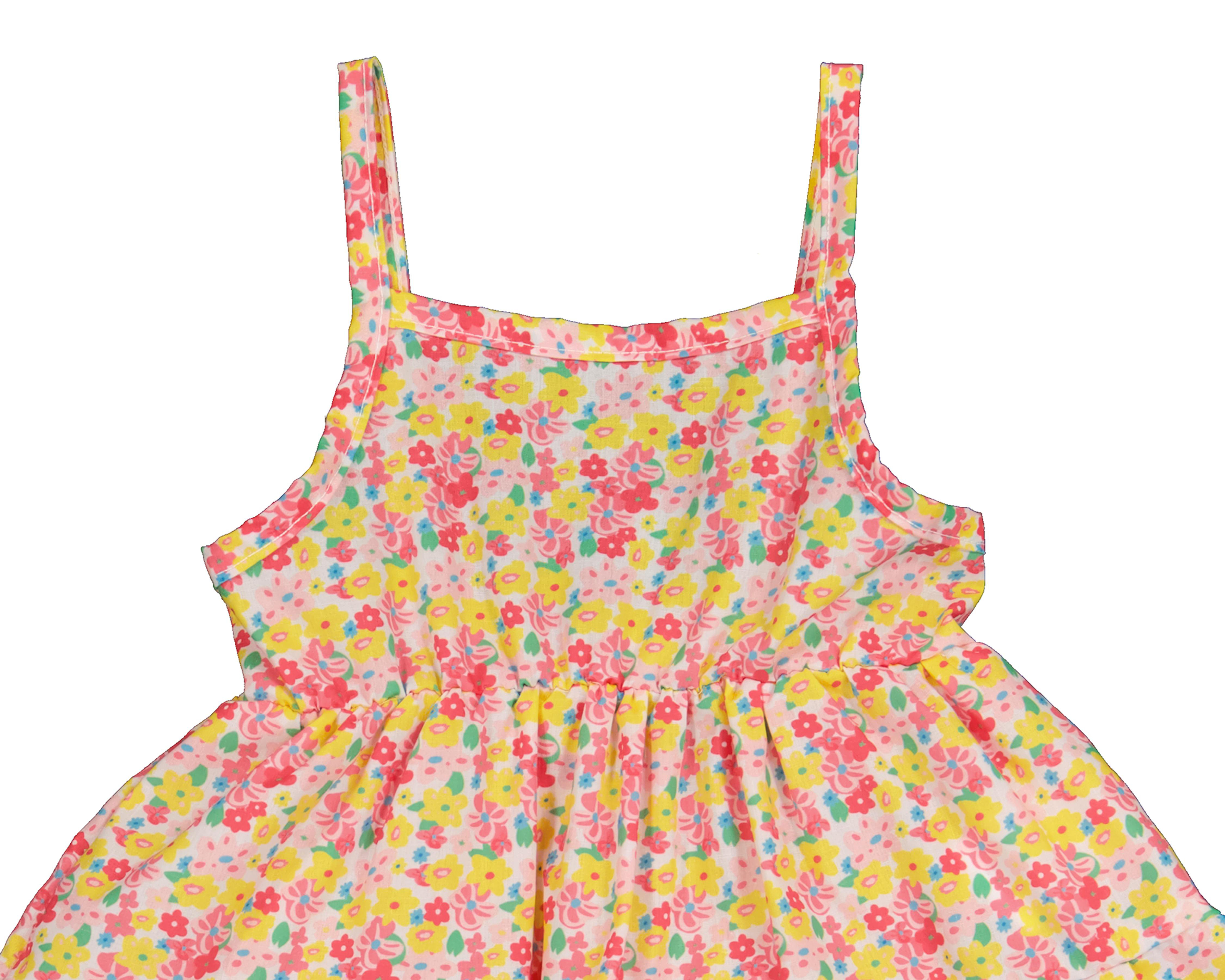 Foto 4 pulgar | Vestido y Chaleco para Bebé Niña Baby Colors 2 Piezas