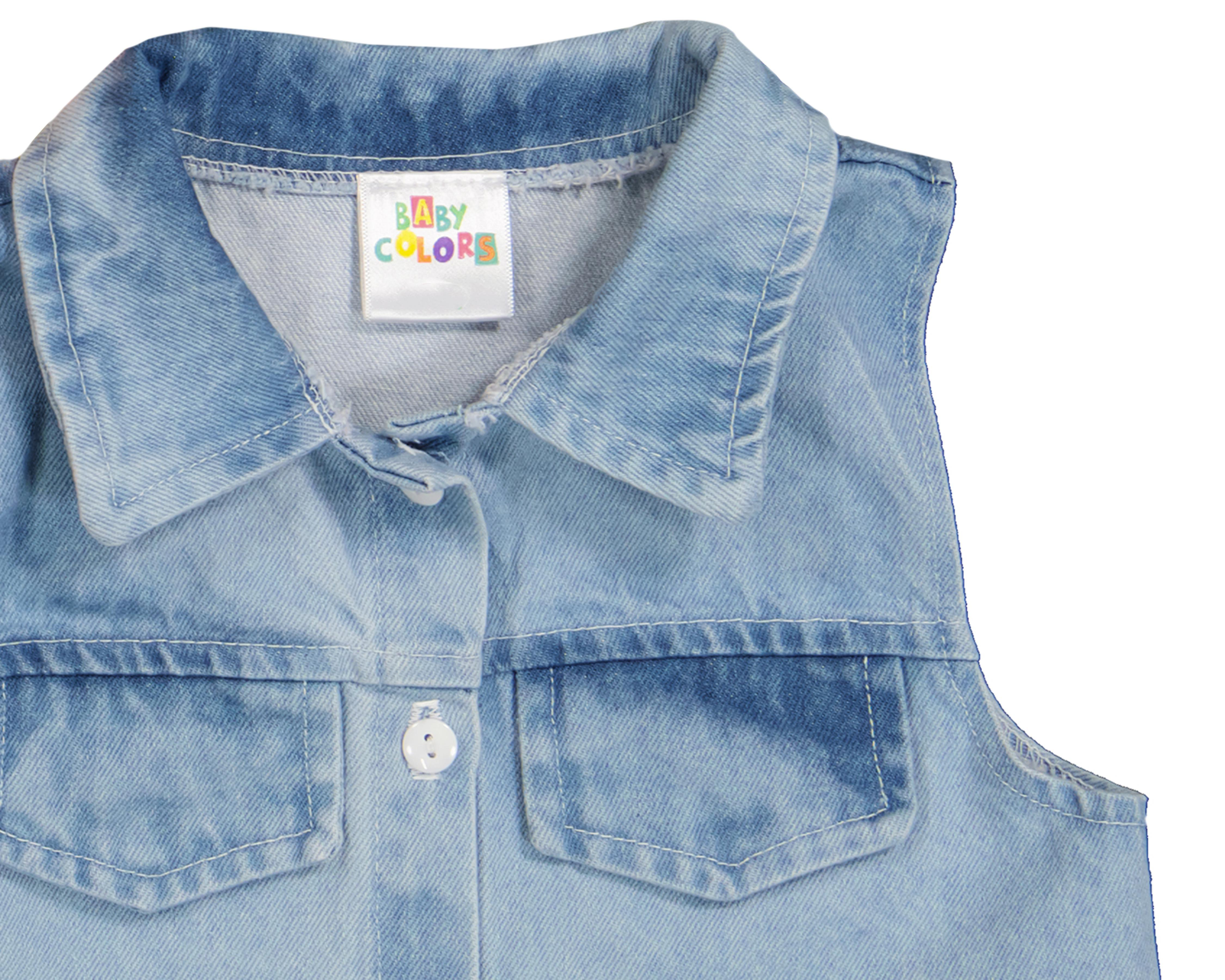 Foto 4 | Vestido y Chaleco para Bebé Niña Baby Colors 2 Piezas