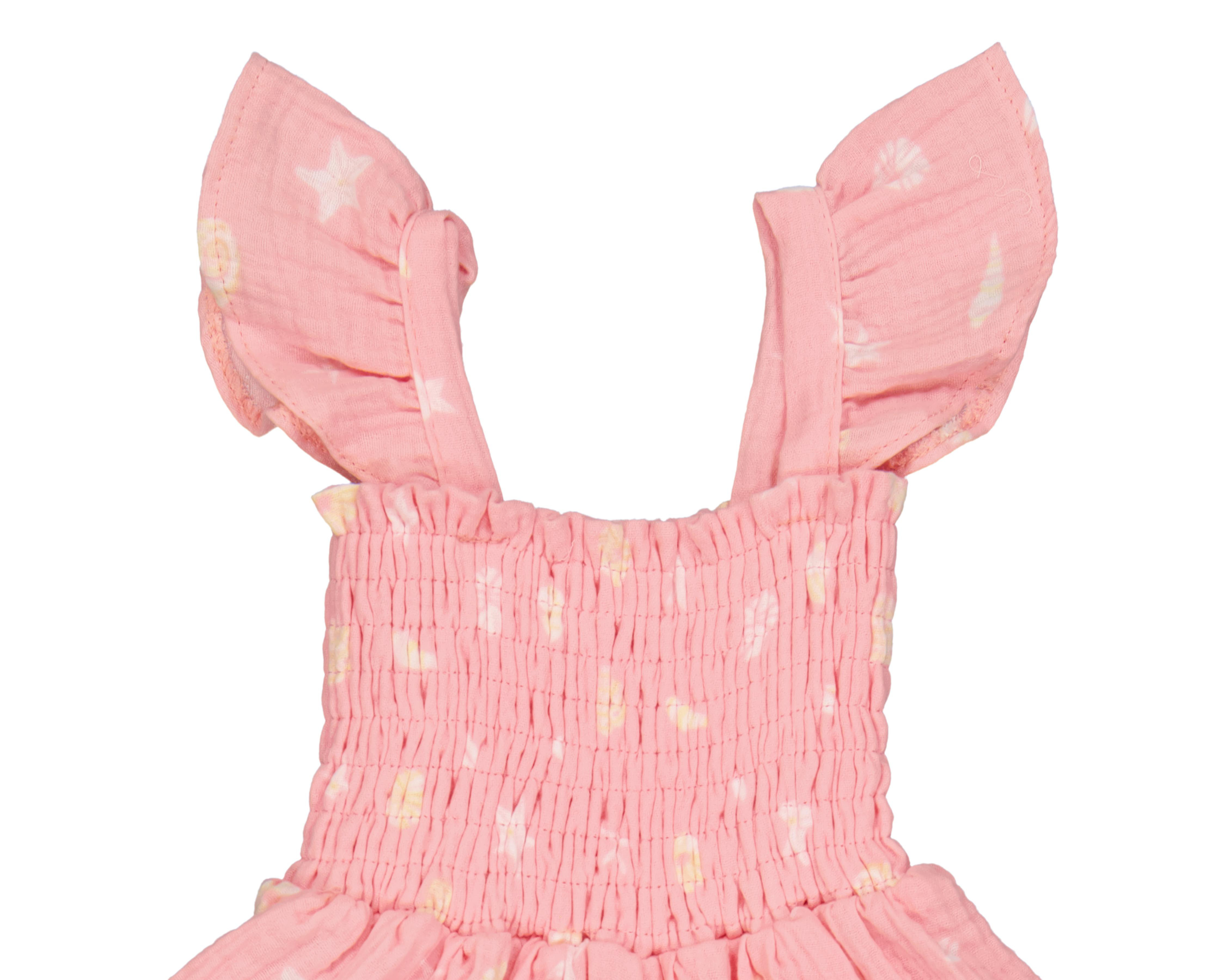 Foto 4 pulgar | Vestido para Bebé Niña Baby Colors de Algodón con Diadema