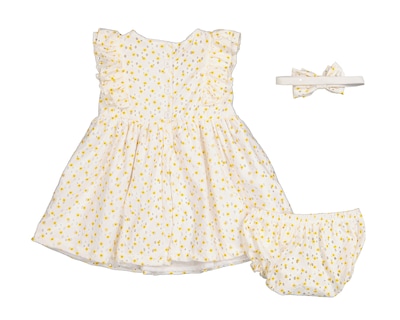 Foto 2 | Vestido para Bebé Niña Baby Colors con Calzón y Tiara