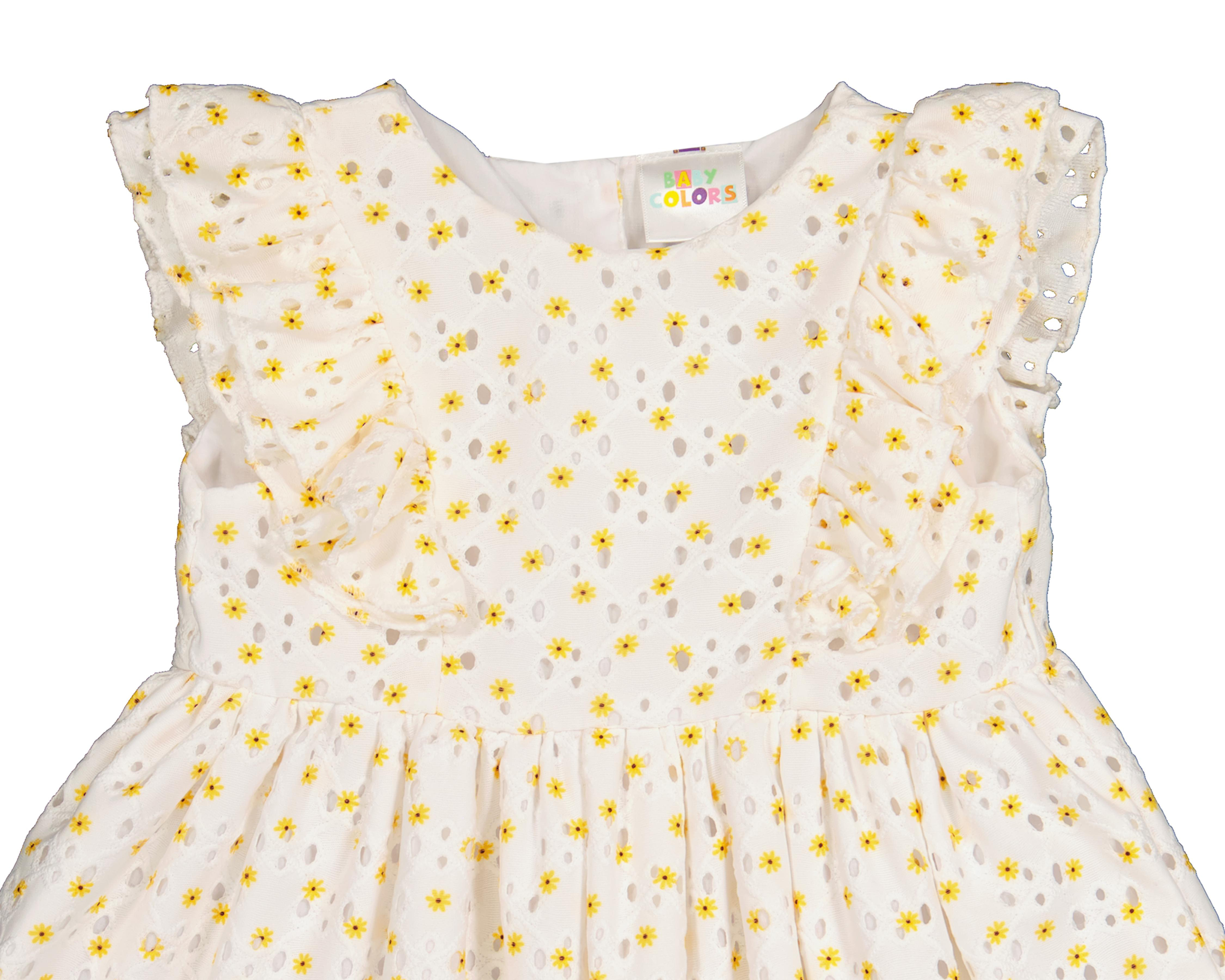 Foto 4 pulgar | Vestido para Bebé Niña Baby Colors con Calzón y Tiara