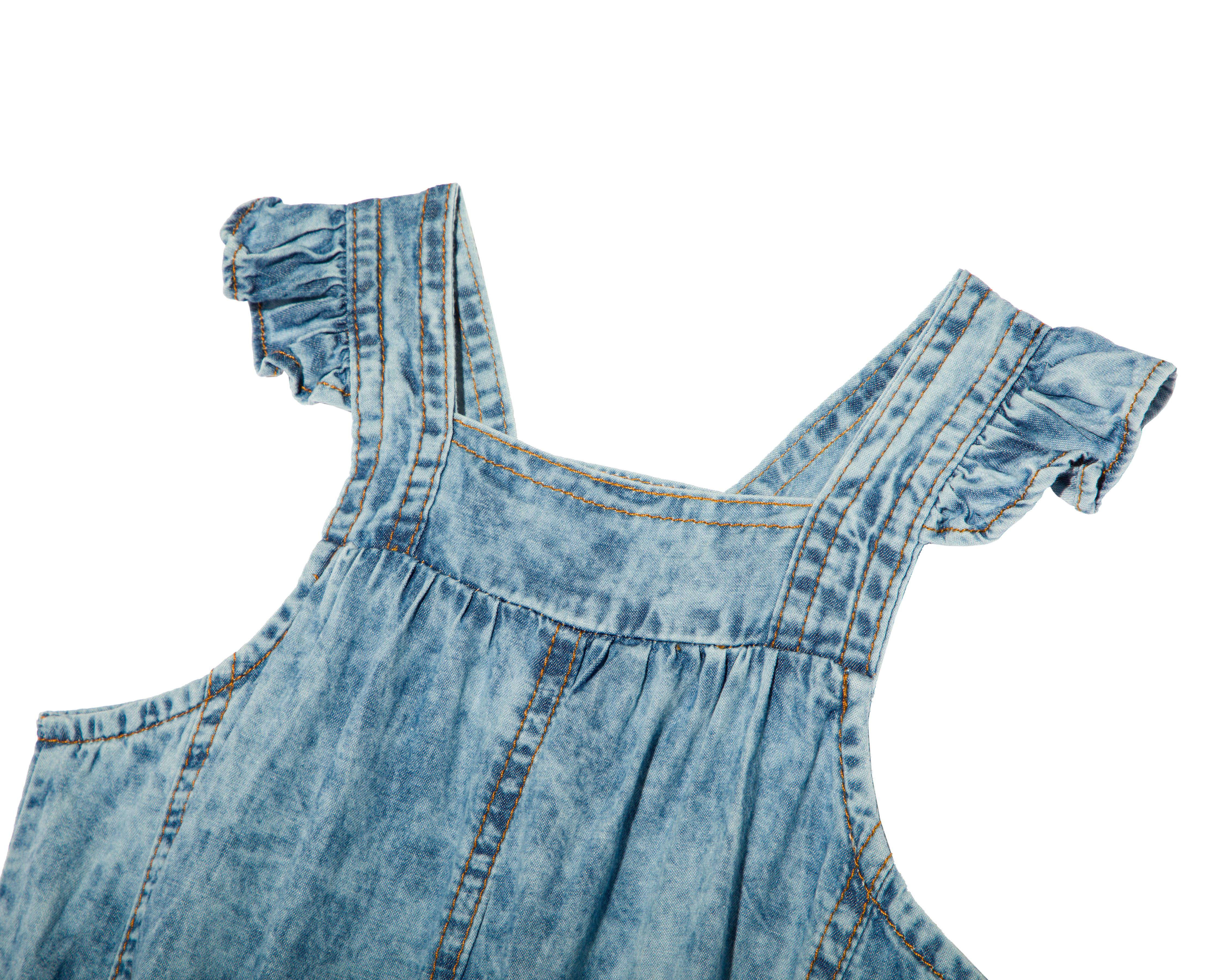 Foto 3 | Pañalero para Bebé Niña Baby Colors de Algodón Azul