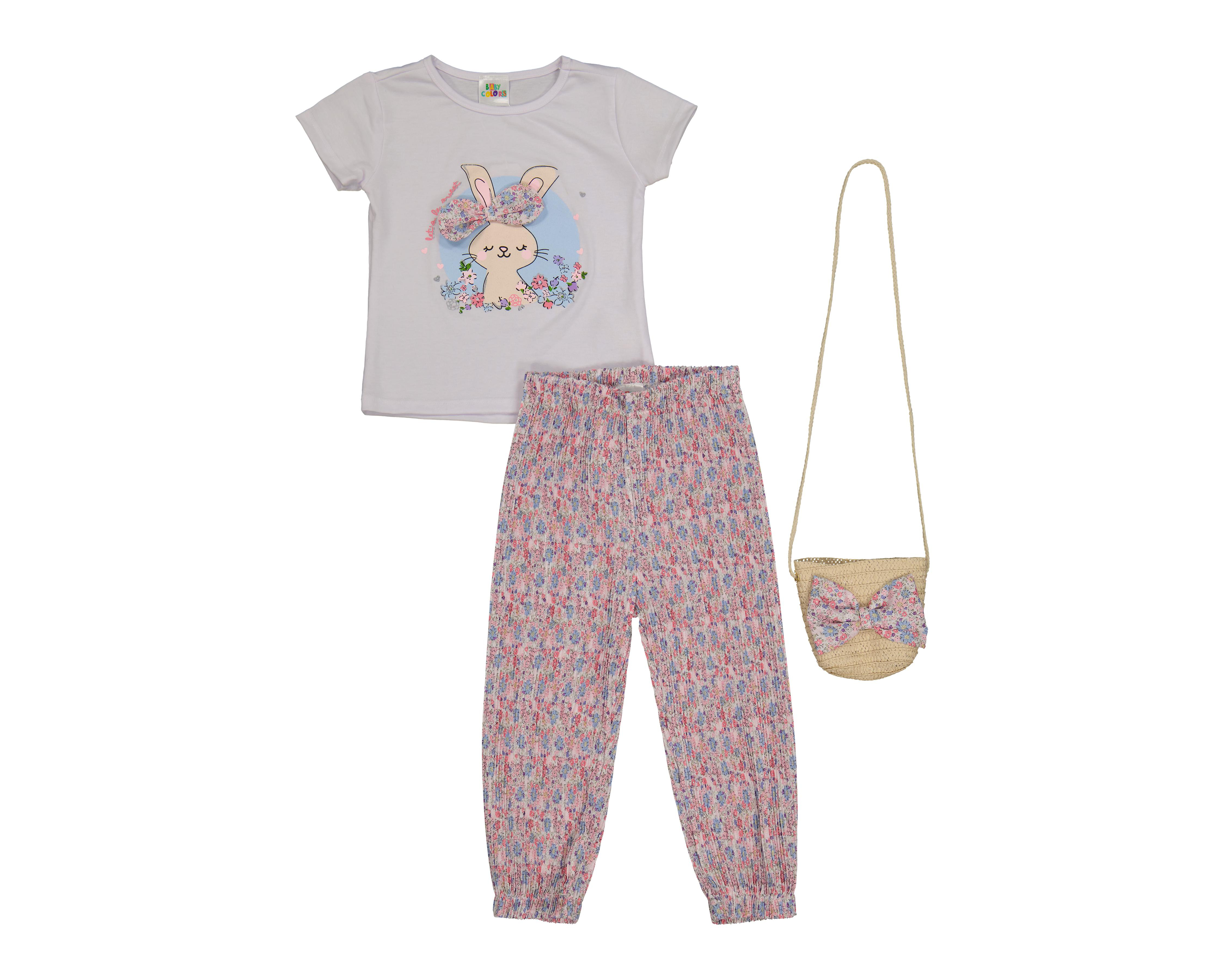 Conjunto para Bebé Niña Baby Colors 3 Piezas