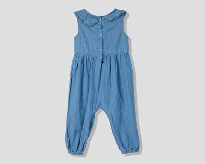Foto 2 | Jumper para Bebé Niña Baby Colors de Algodón Azul