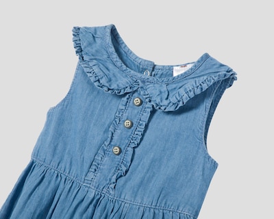 Foto 3 | Jumper para Bebé Niña Baby Colors de Algodón Azul