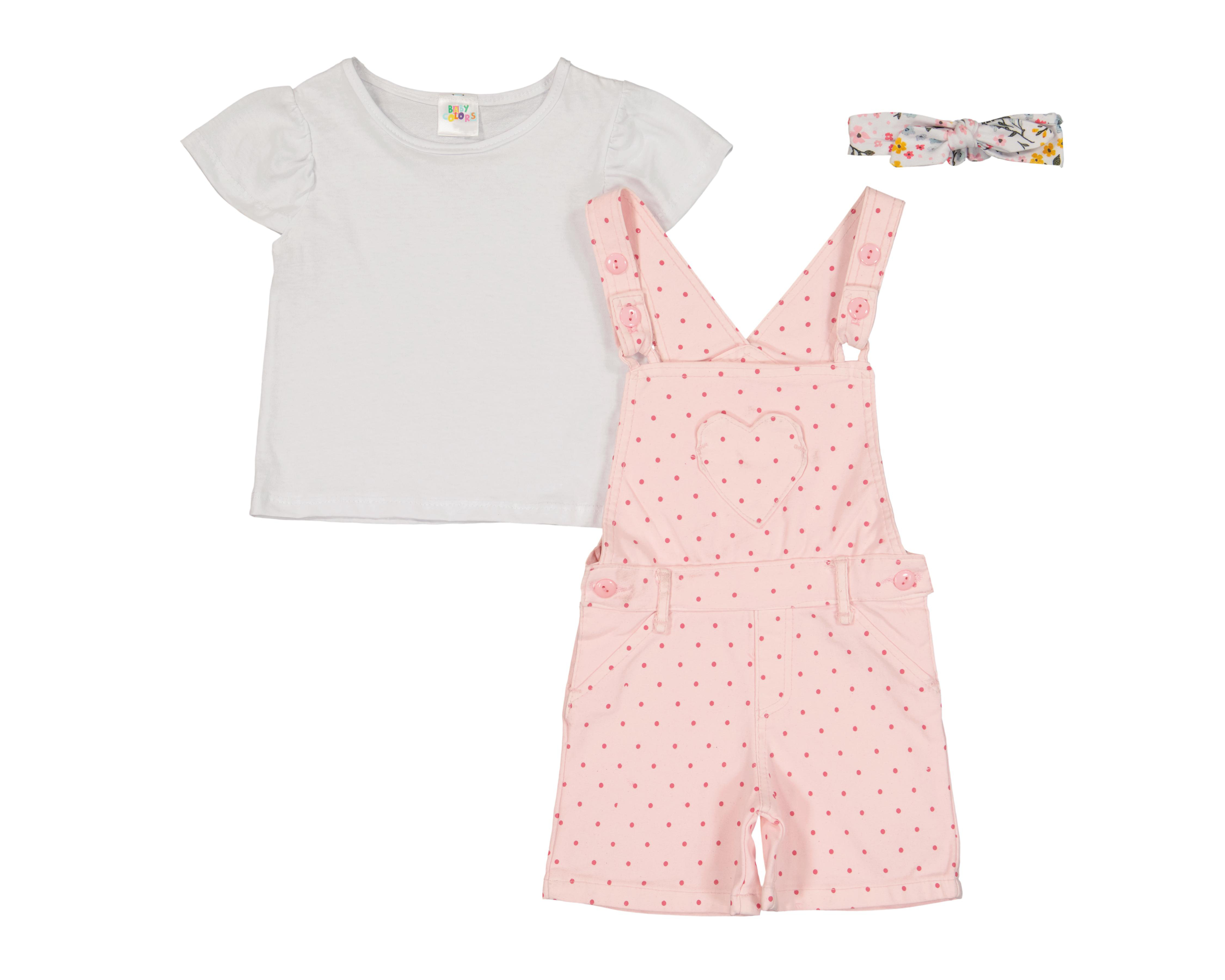 Conjunto de Algodón para Bebé Niña Baby Colors
