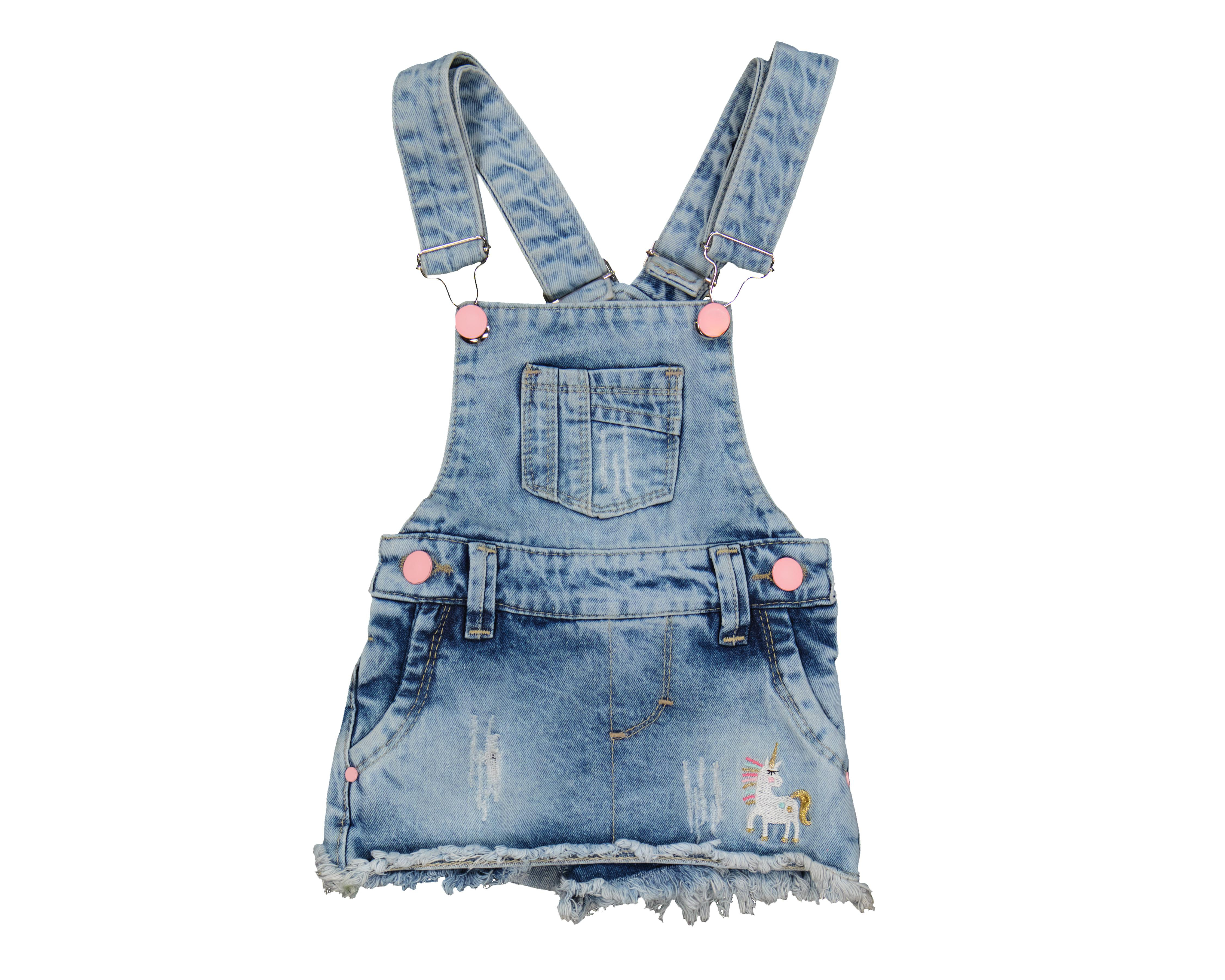 Foto 4 | Overol y Playera de Algodón para Bebé Niña Baby Colors