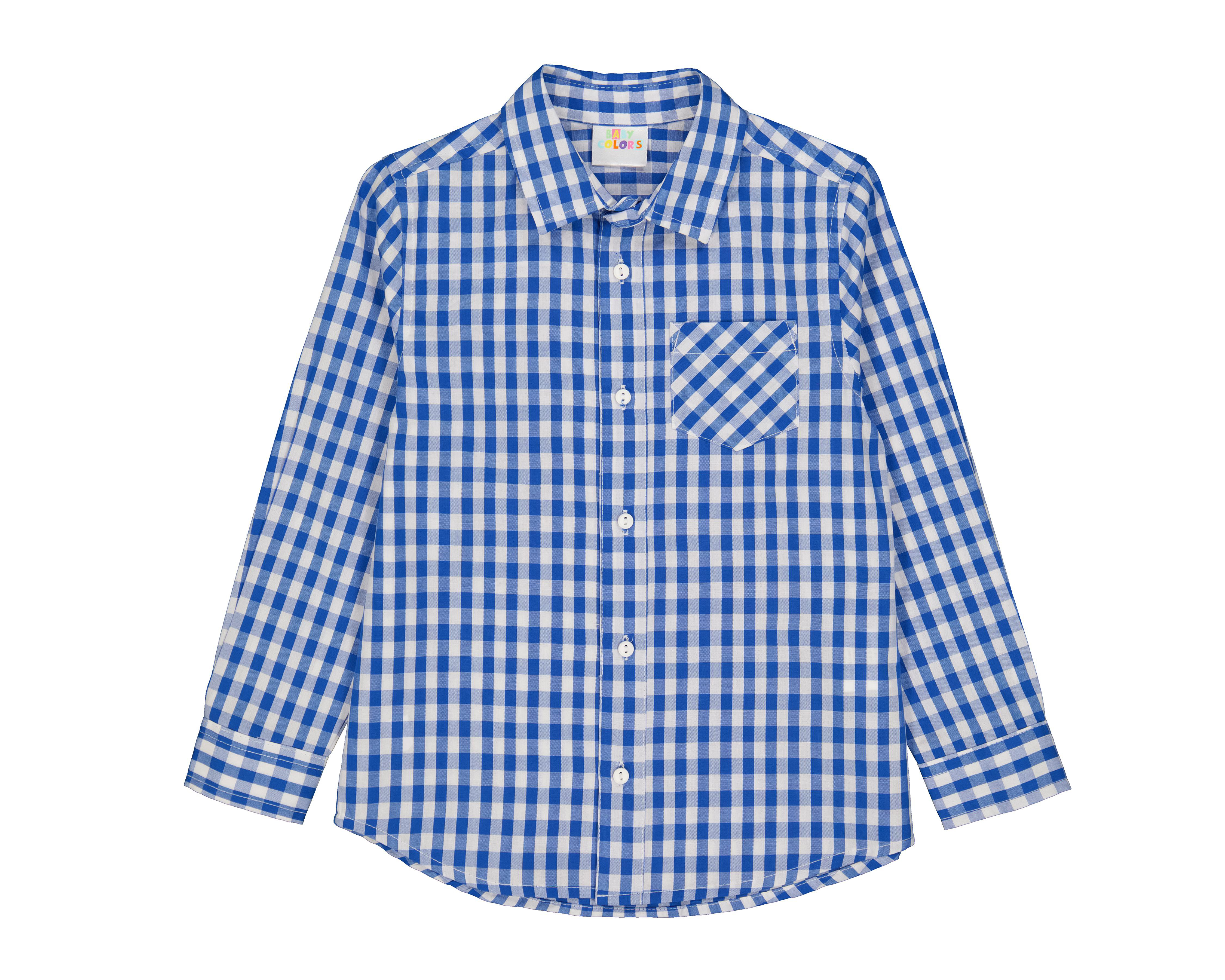 Foto 1 | Camisa para Bebé Niño Baby Colors a Cuadros