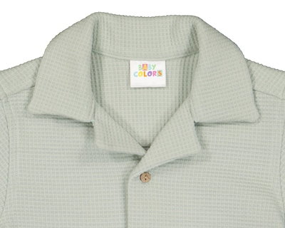 Foto 3 | Camisa para Bebé Niño Baby Colors de Algodón Verde