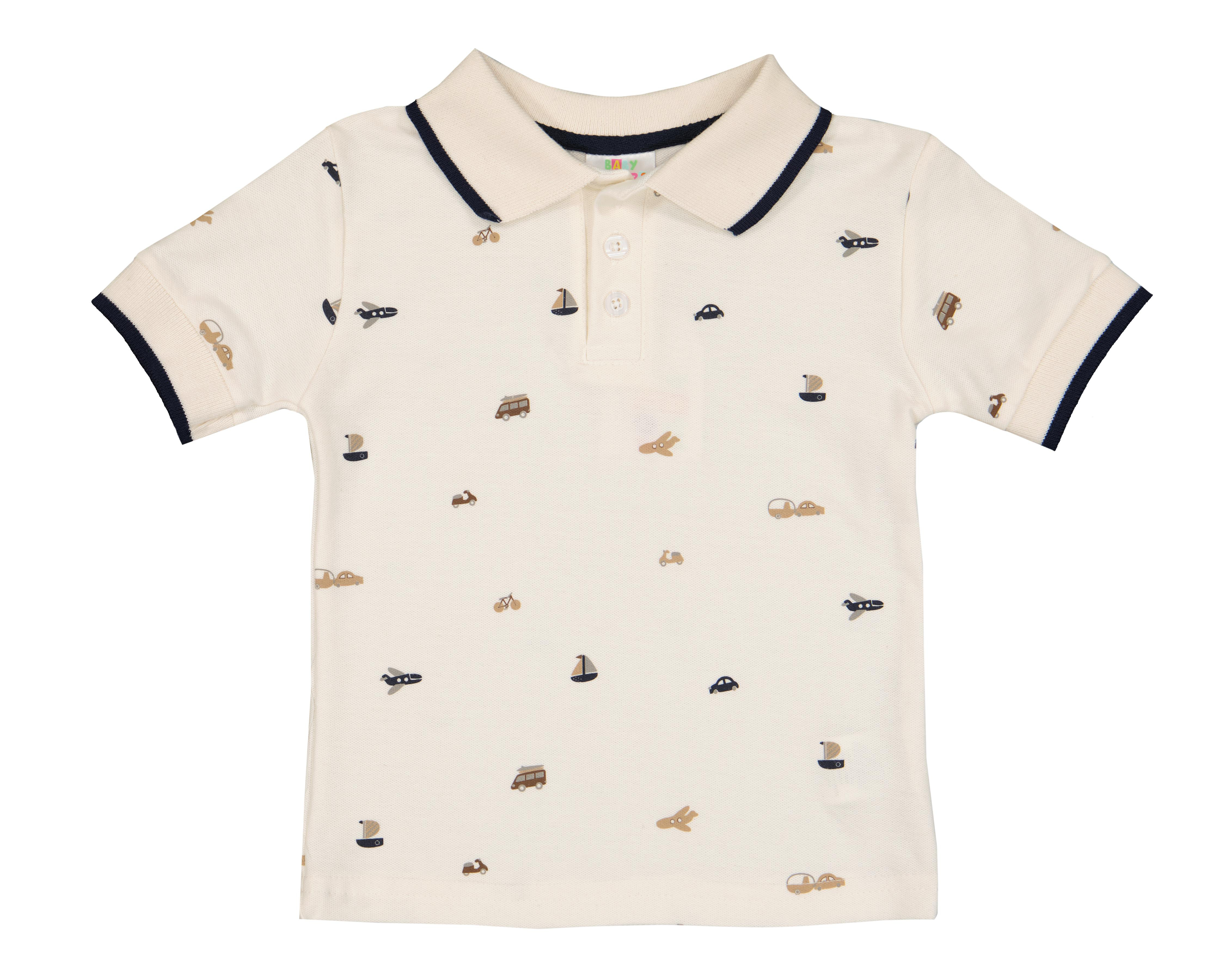 Foto 2 pulgar | Playera Polo para Bebé Niño Baby Colors Estampada