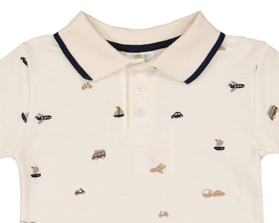 Foto 3 | Playera Polo para Bebé Niño Baby Colors Estampada
