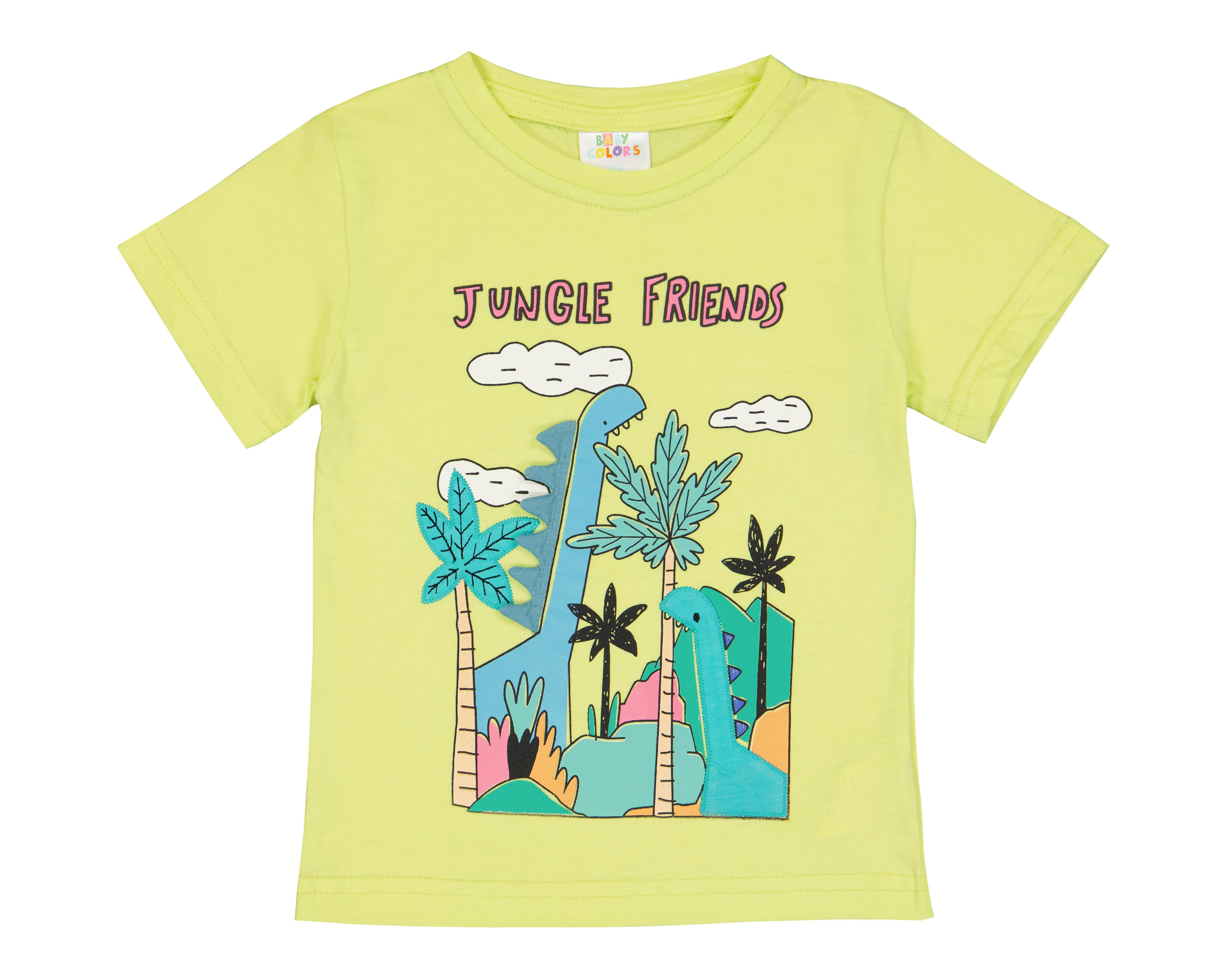 Foto 2 pulgar | Playera para Bebé Niño Baby Colors Estampada
