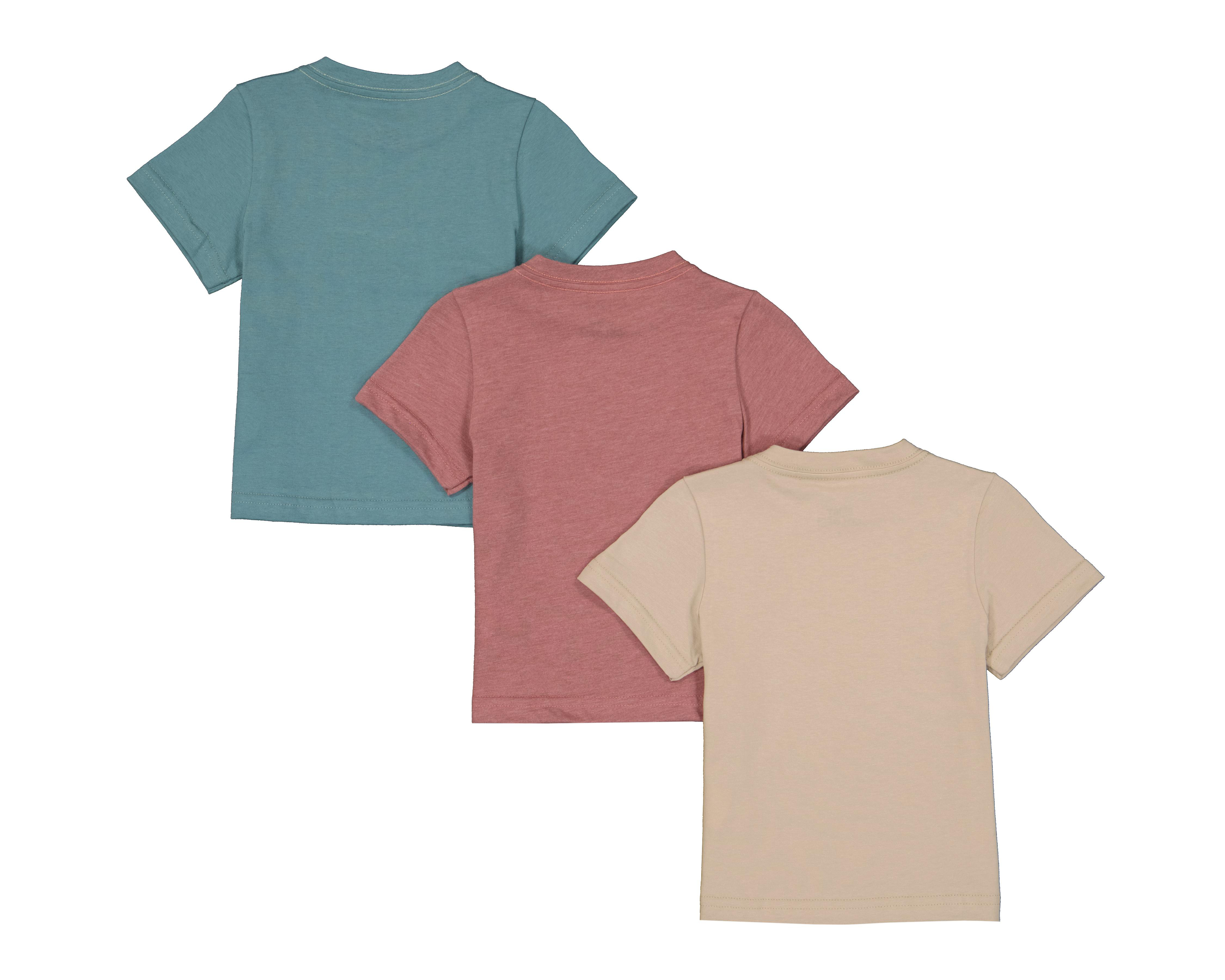 Foto 3 pulgar | Playera para Bebé Niño Baby Colors 3 Piezas
