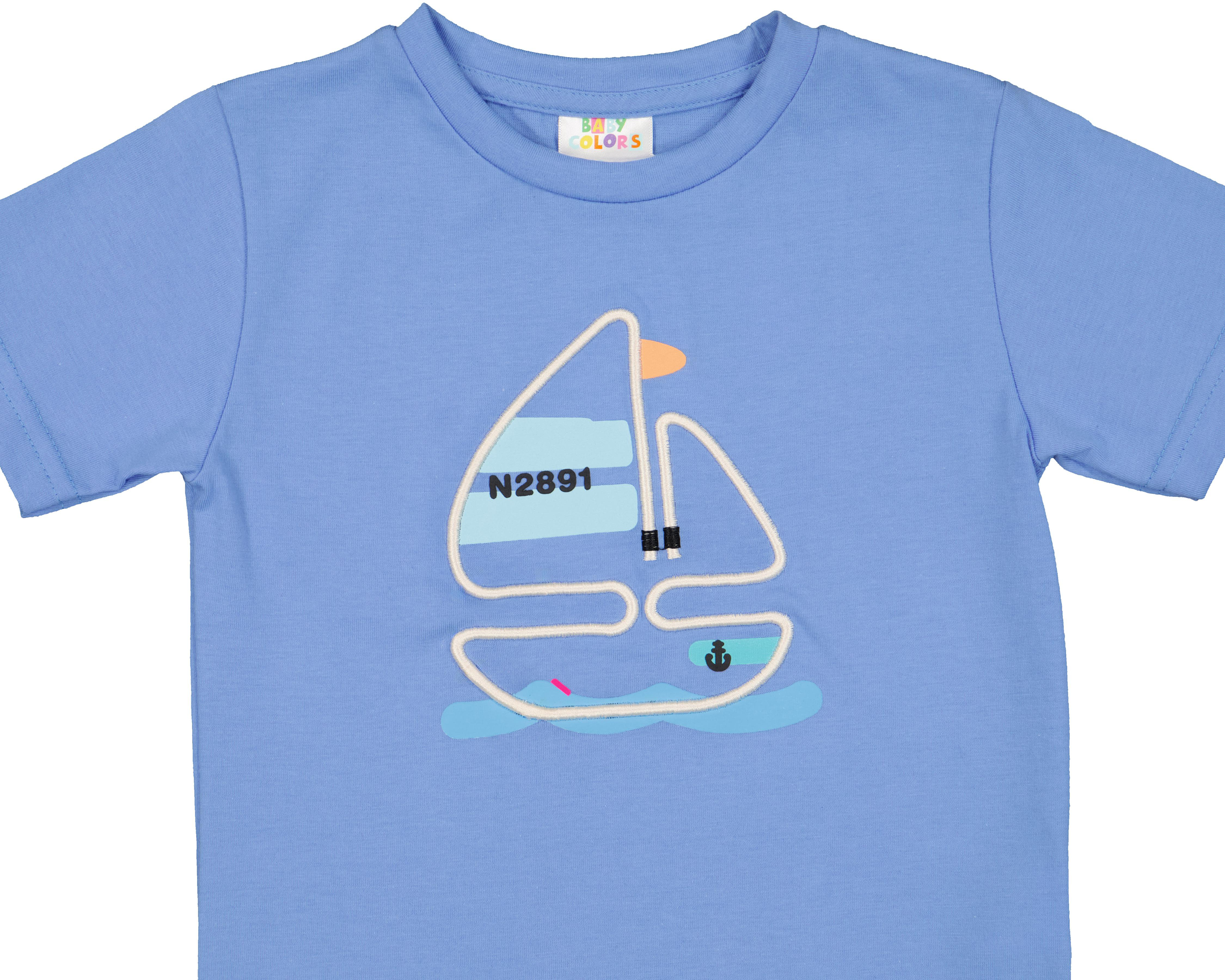 Foto 4 pulgar | Playera para Bebé Niño Baby Colors Estampada