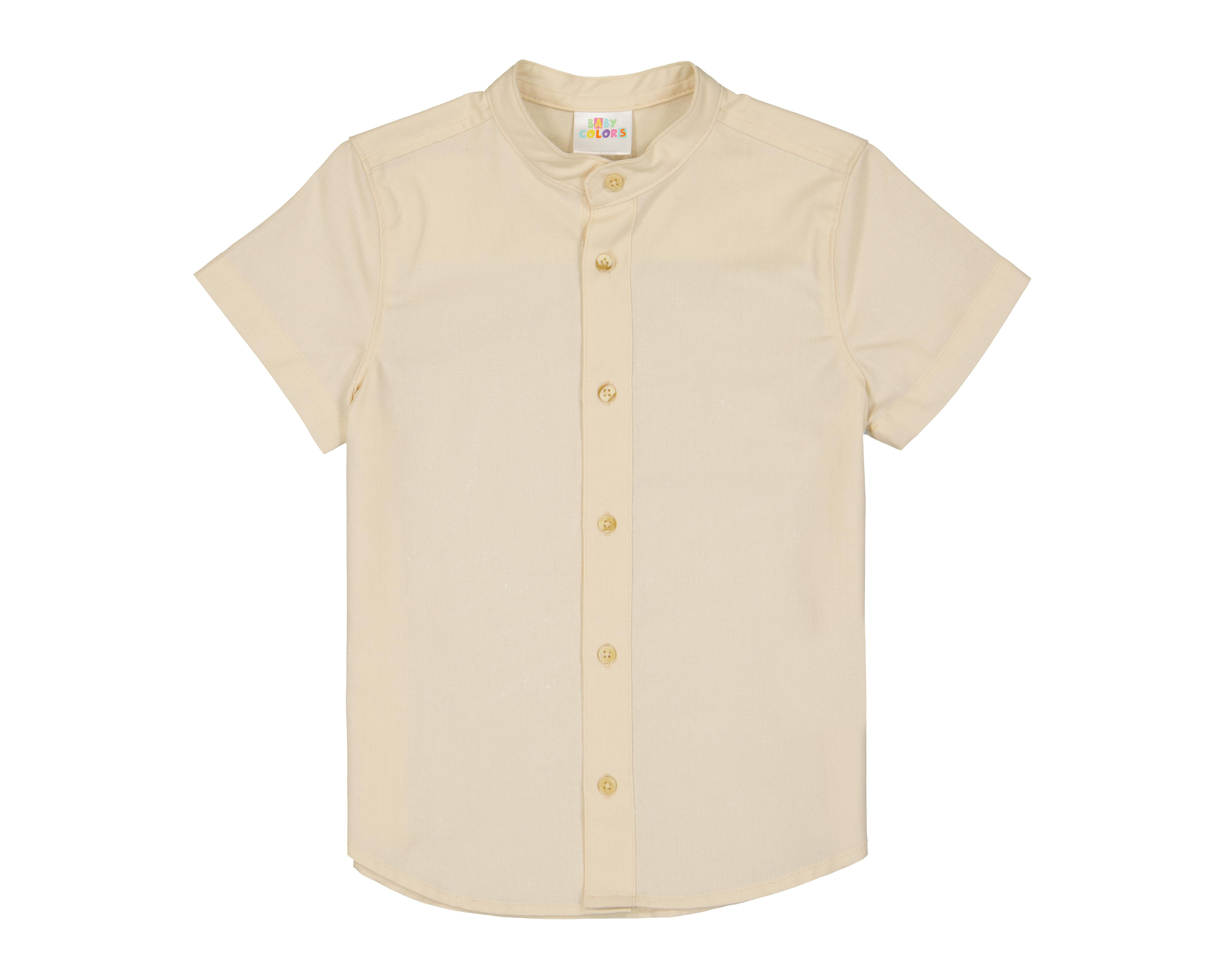 Camisa para Bebé Niño Baby Colors de Algodón Lisa