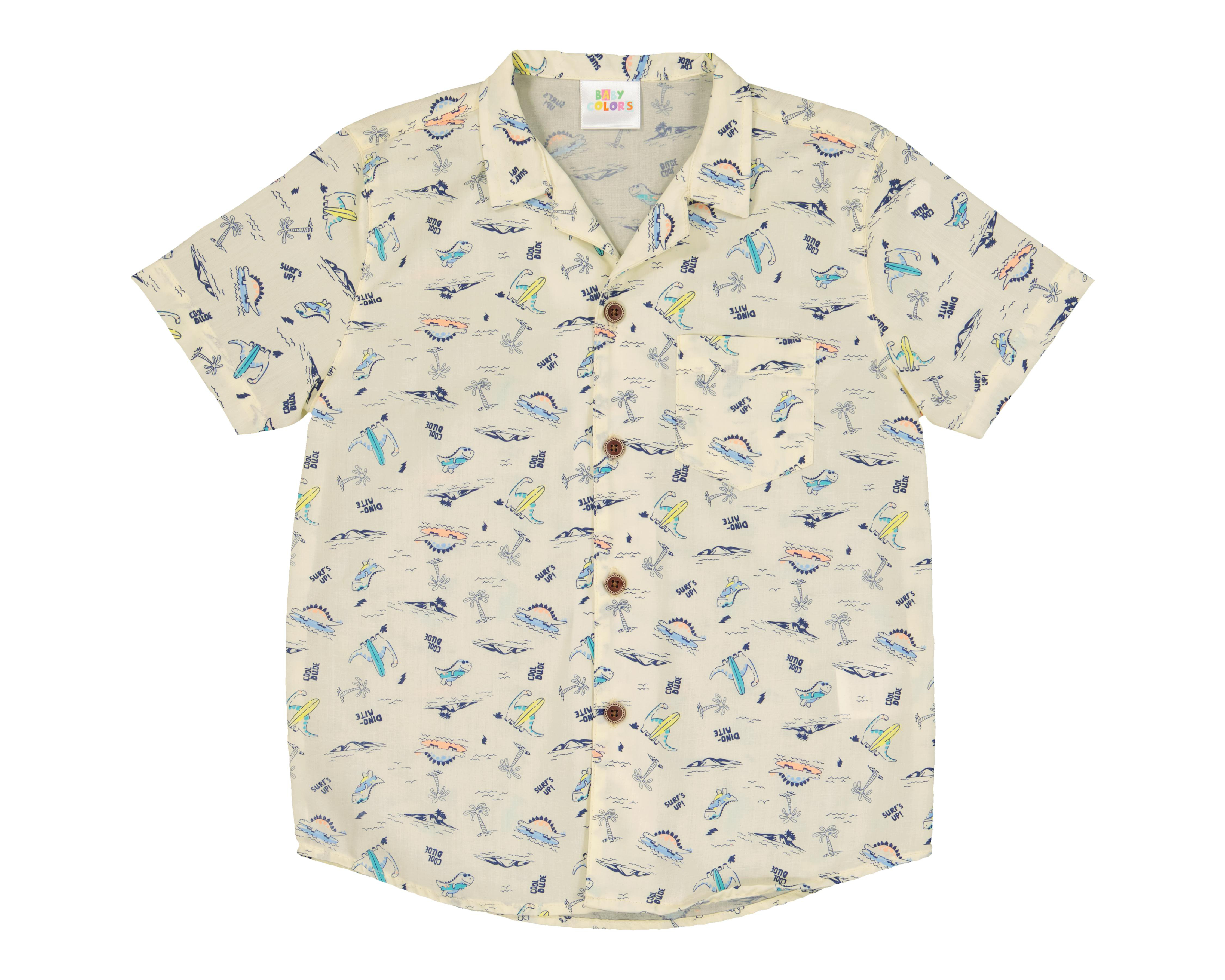 Foto 4 pulgar | Short y Camisa para Bebé Niño Baby Colors