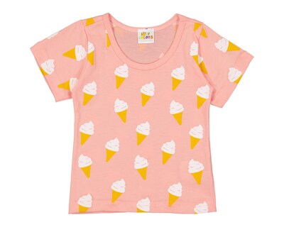 Foto 3 | Playera para Bebé Niña Baby Colors Estampada 3 Piezas