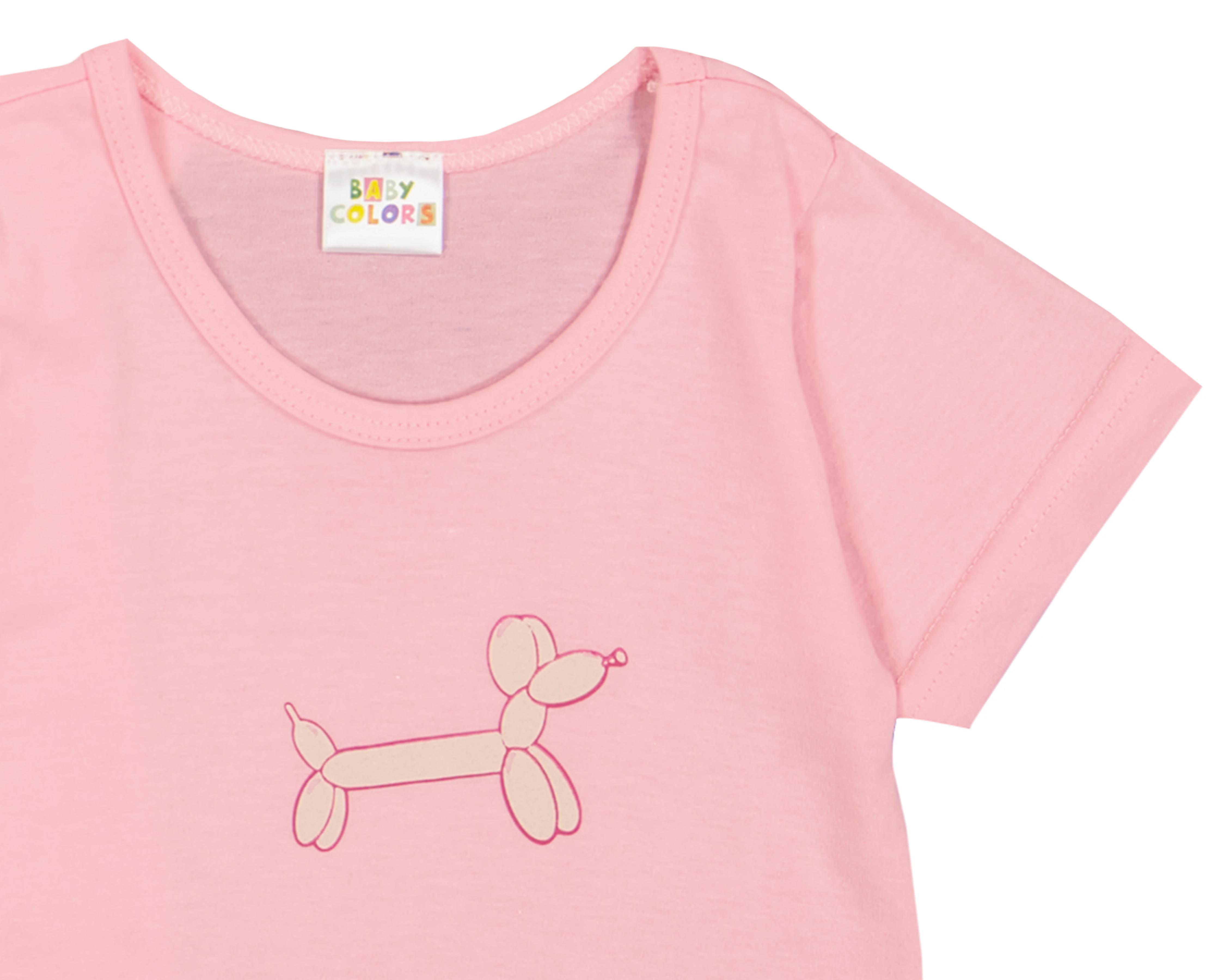 Foto 4 | Playera para Bebé Niña Baby Colors con Estampado 5 Piezas