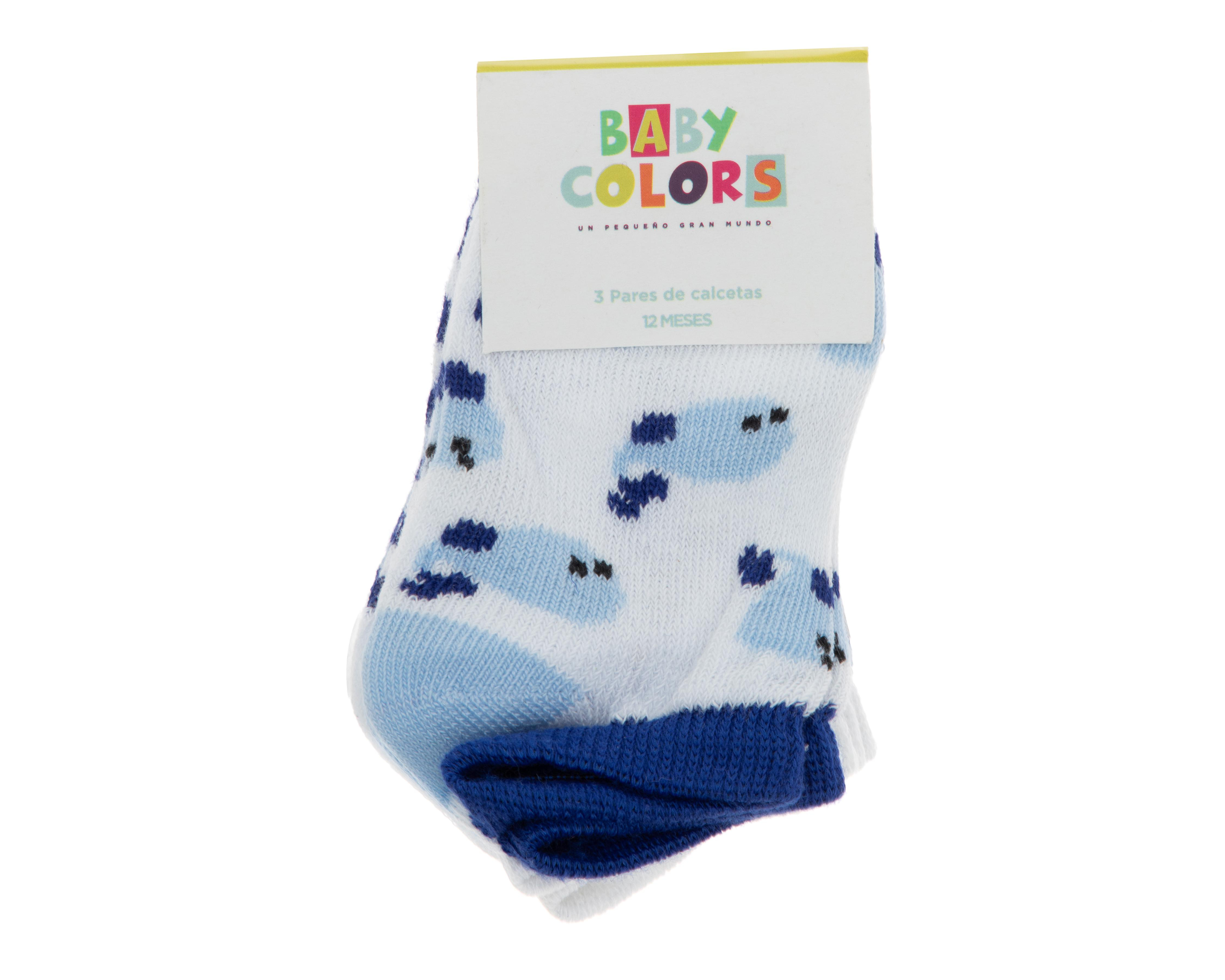 Foto 4 pulgar | Calcetines para Bebé Niño Baby Colors