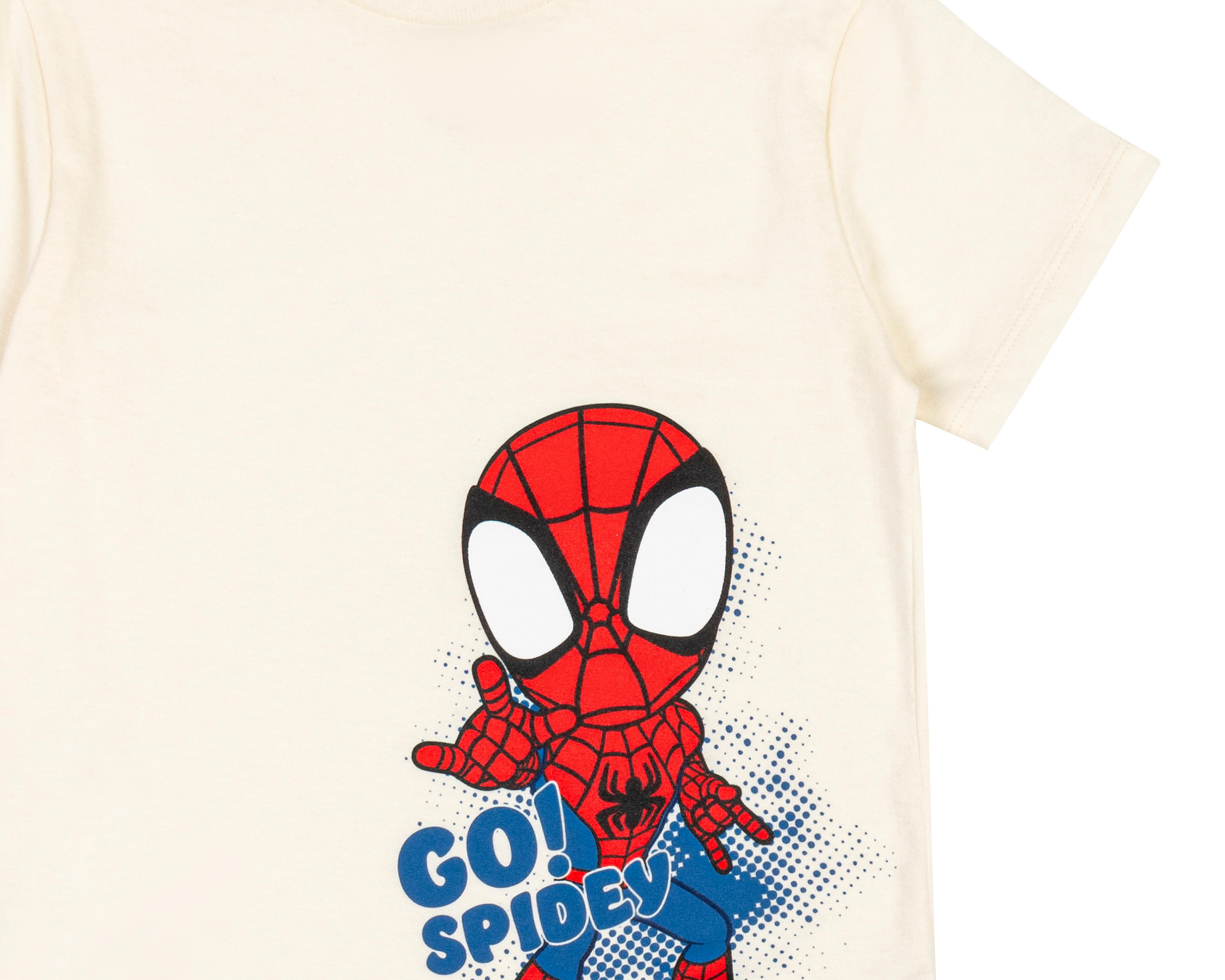 Foto 4 | Conjunto de Bebé Niño de Algodón Spidey 2 Piezas