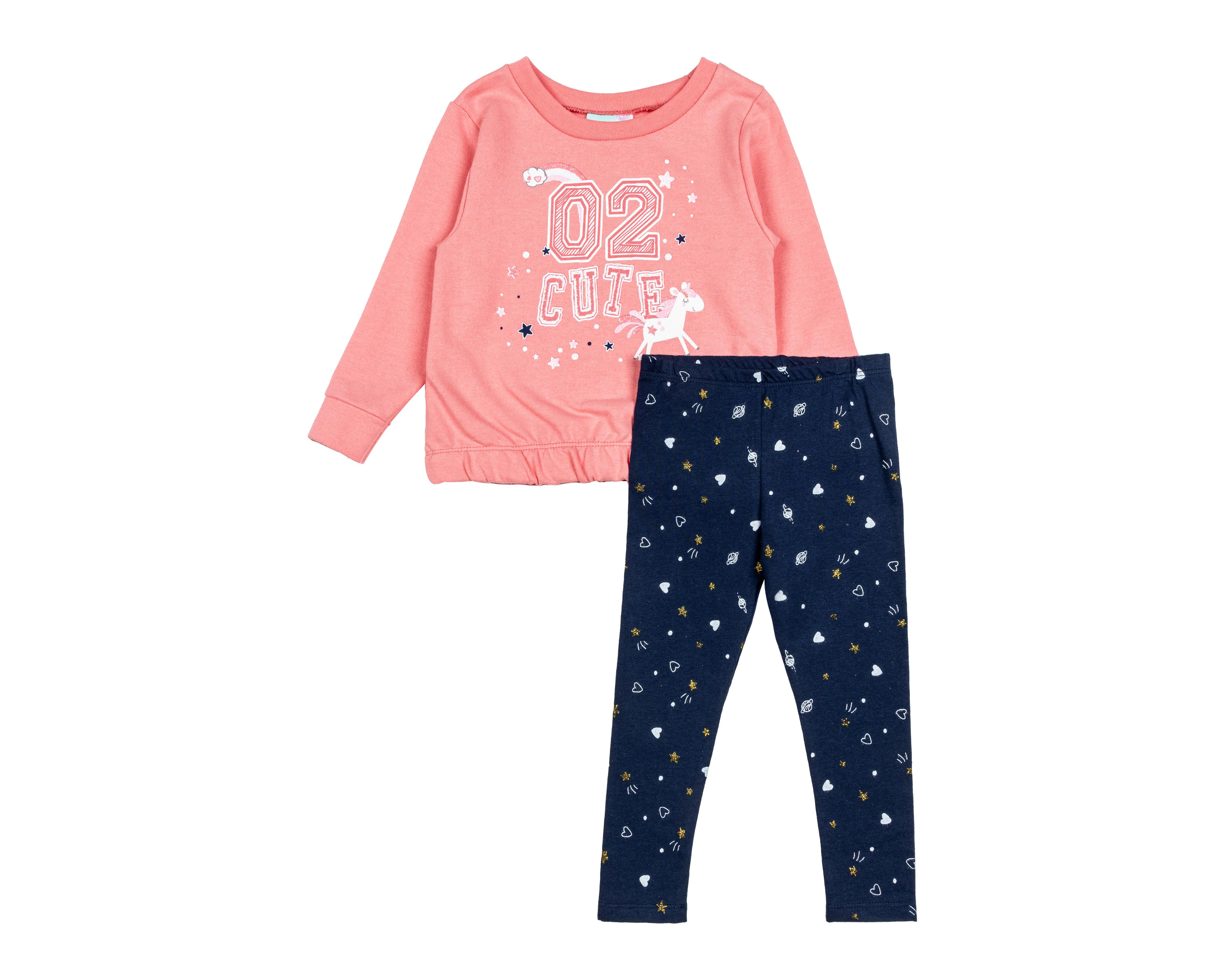Foto 1 | Conjunto para Bebé Niña Baby Optima 2 Piezas
