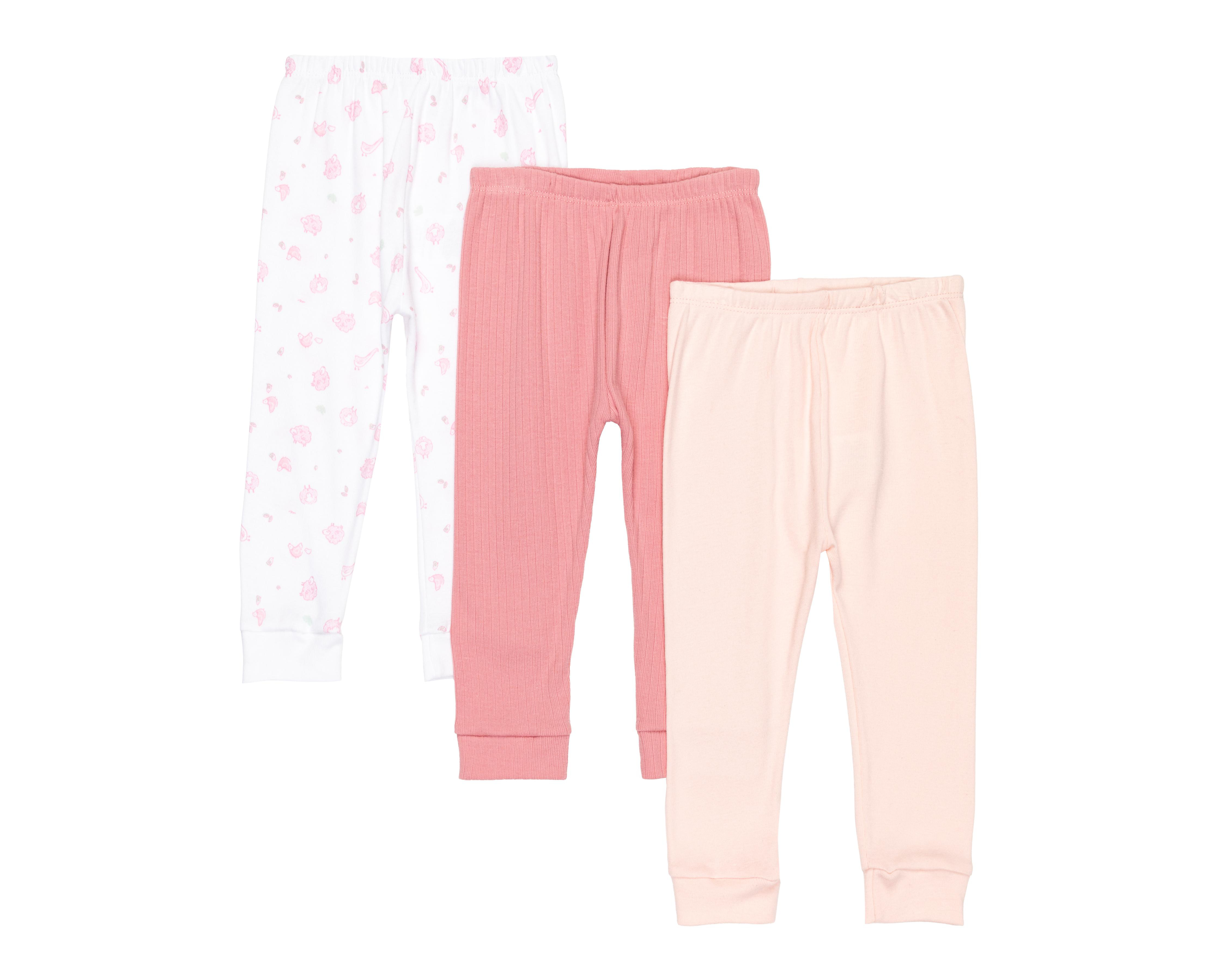 Foto 1 | Pantalón para Bebé Niña Baby Optima de Algodón 3 Piezas