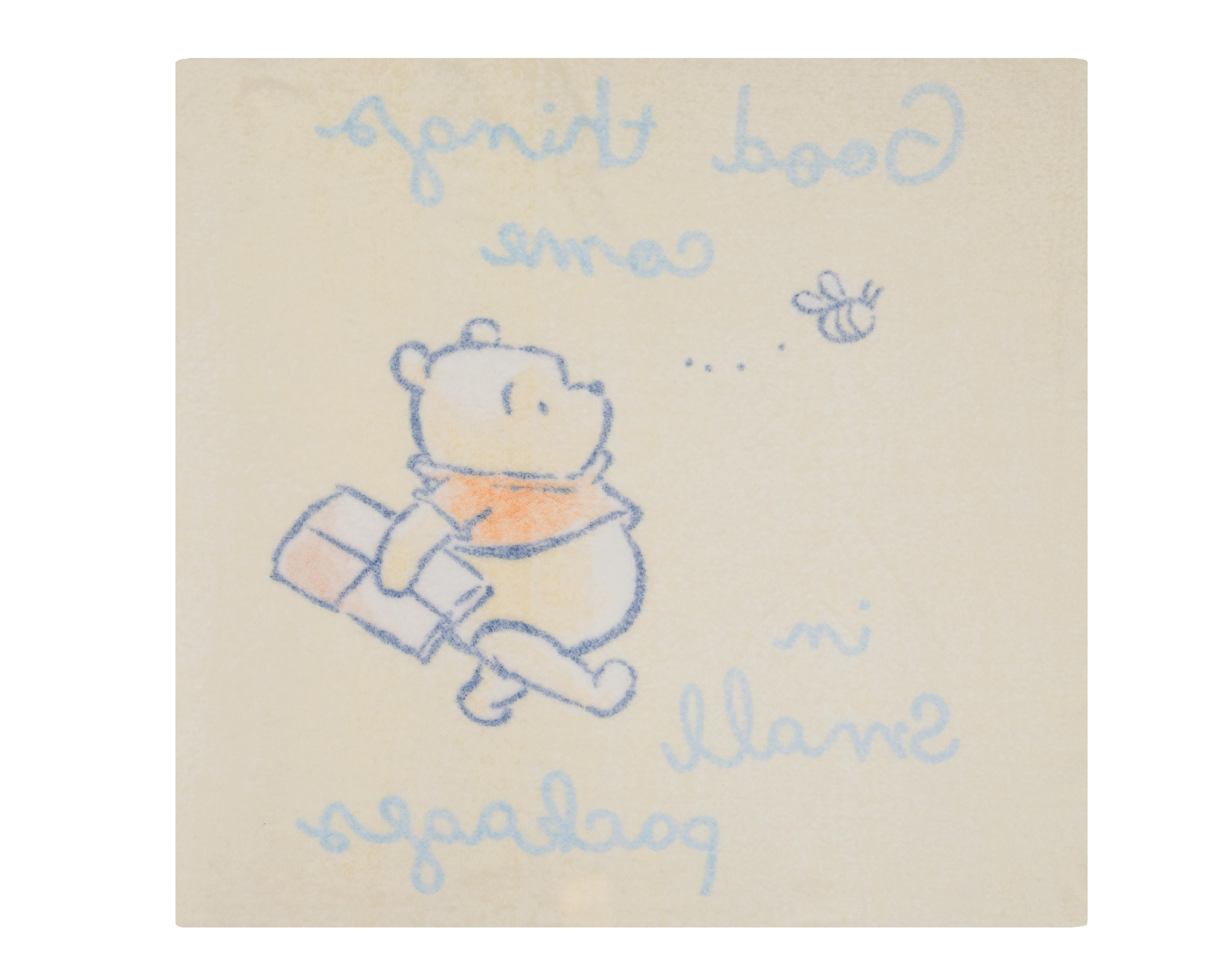 Foto 2 | Cobija para Bebé Disney Whinnie Pooh 2 Piezas