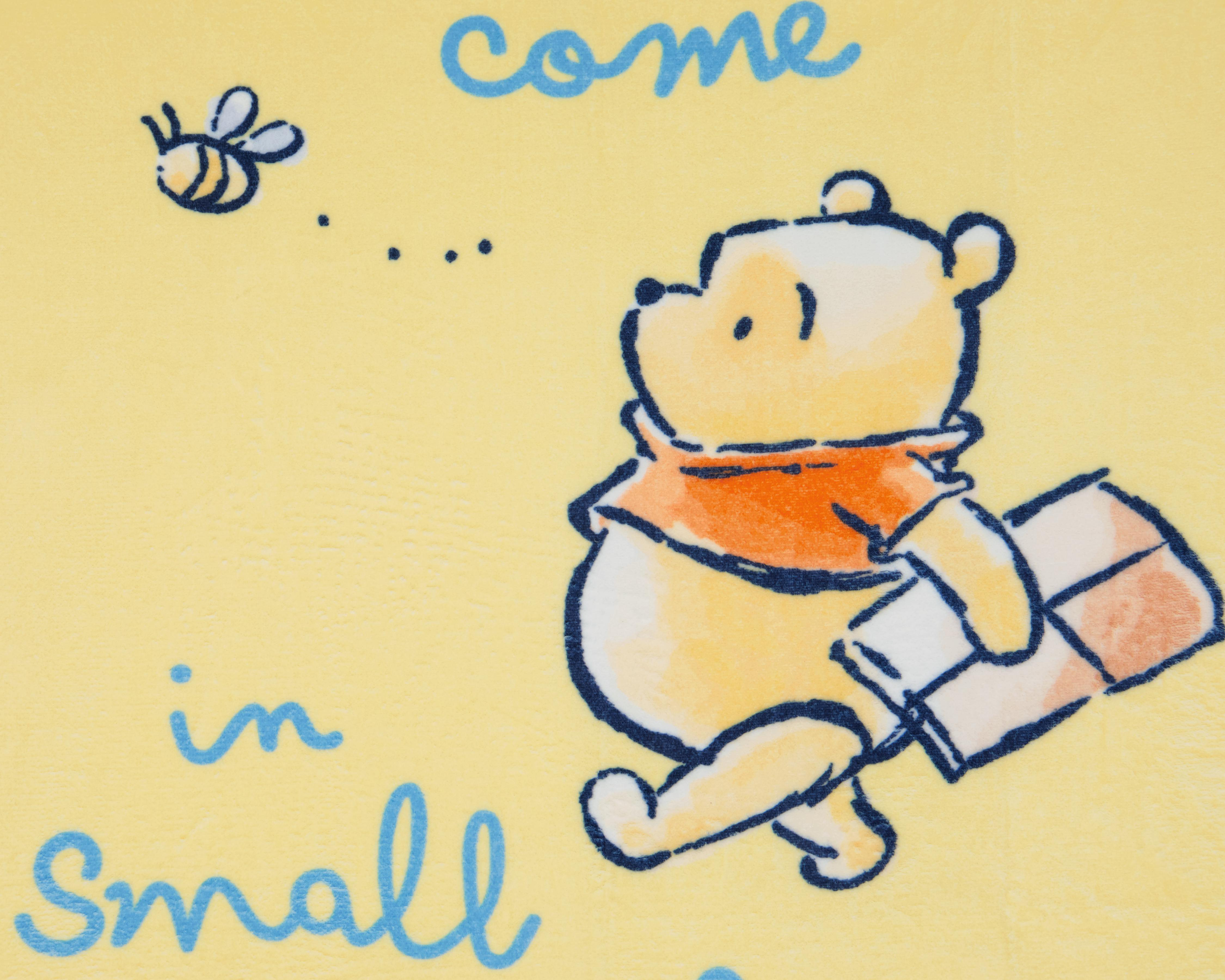 Foto 3 | Cobija para Bebé Disney Whinnie Pooh 2 Piezas
