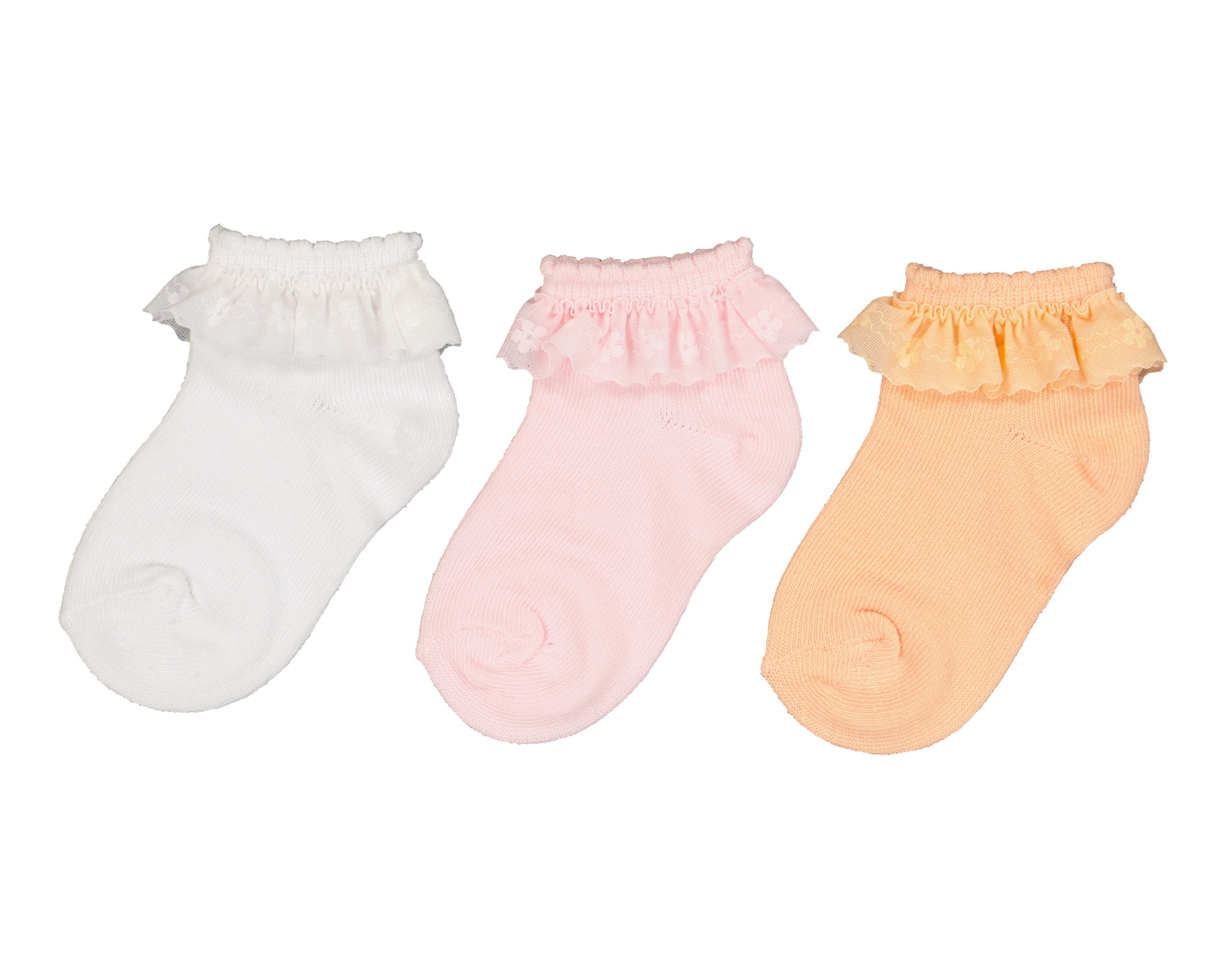Foto 1 | Calcetines para Bebé Niña Baby Colors 3 Pares