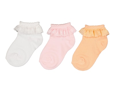 Foto 1 | Calcetines para Bebé Niña Baby Colors 3 Pares