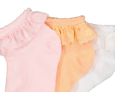 Foto 2 | Calcetines para Bebé Niña Baby Colors 3 Pares