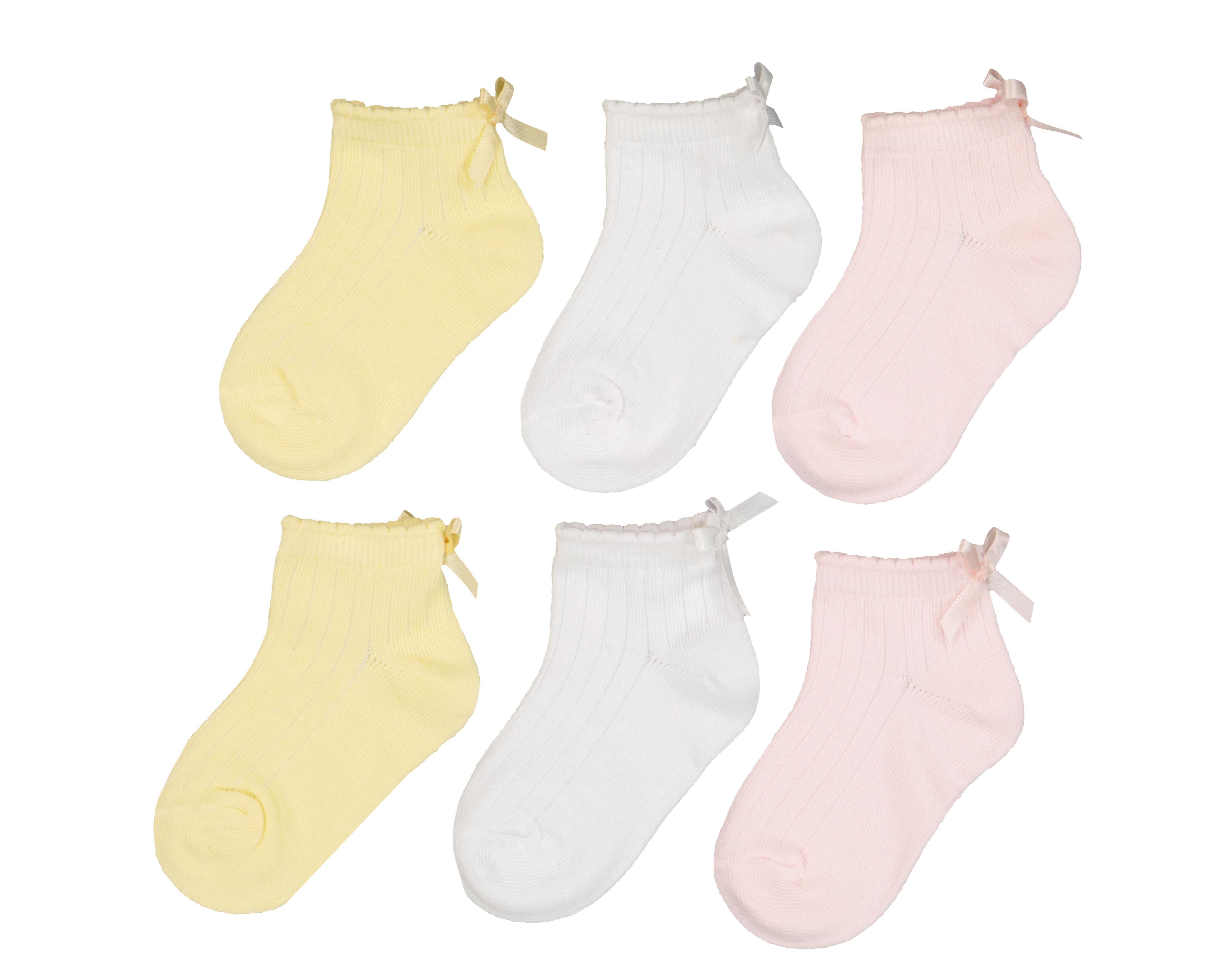 Foto 1 | Calcetines para Bebé Niña Baby Colors 6 Pares