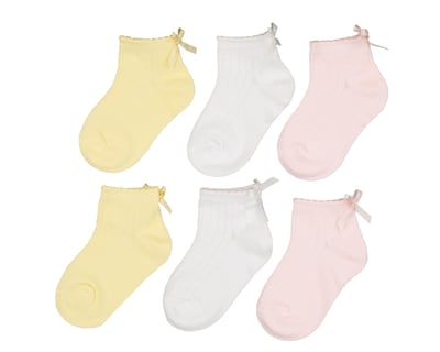 Foto 1 | Calcetines para Bebé Niña Baby Colors 6 Pares