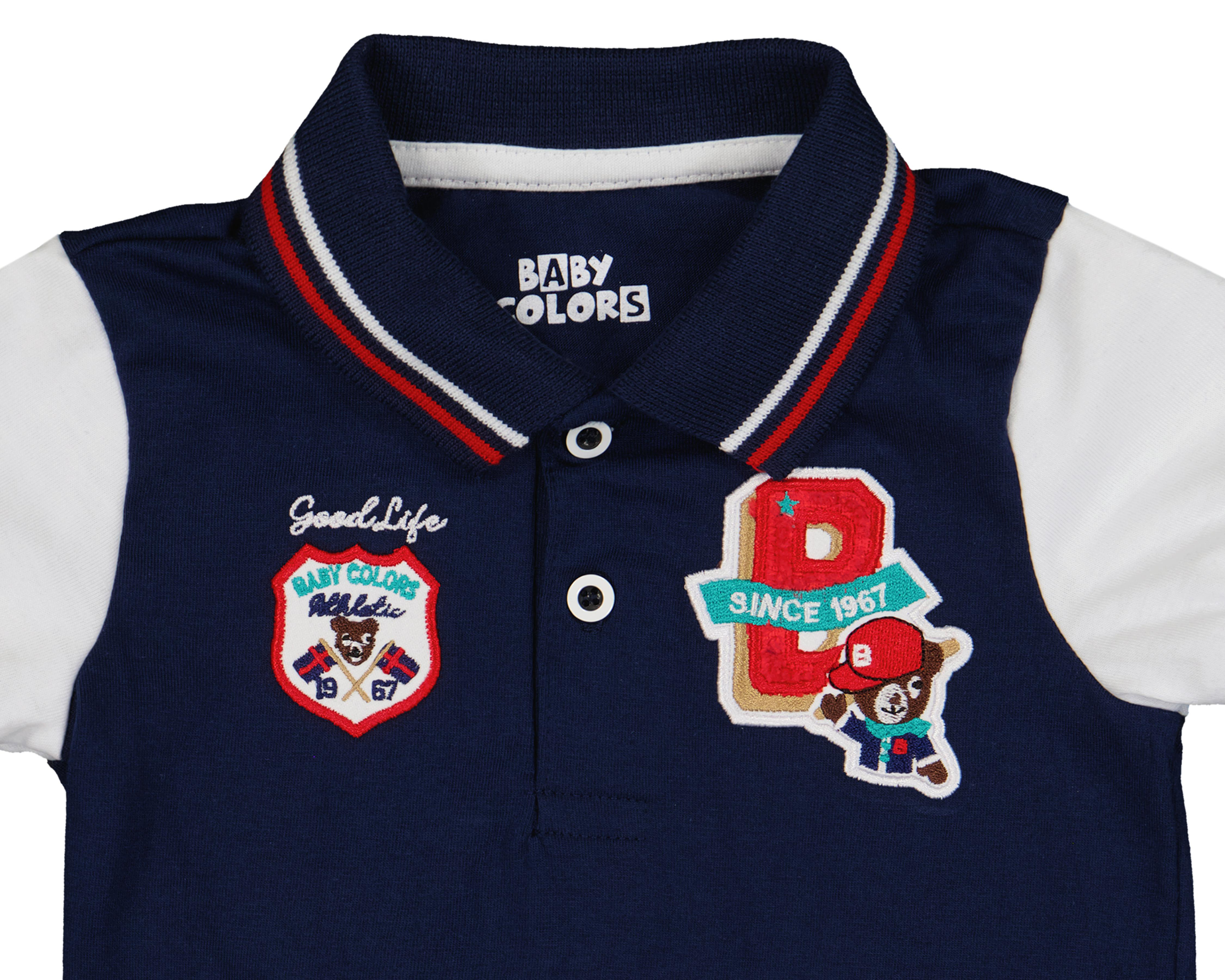 Foto 3 | Playera para Bebé Niño Baby Colors Azul