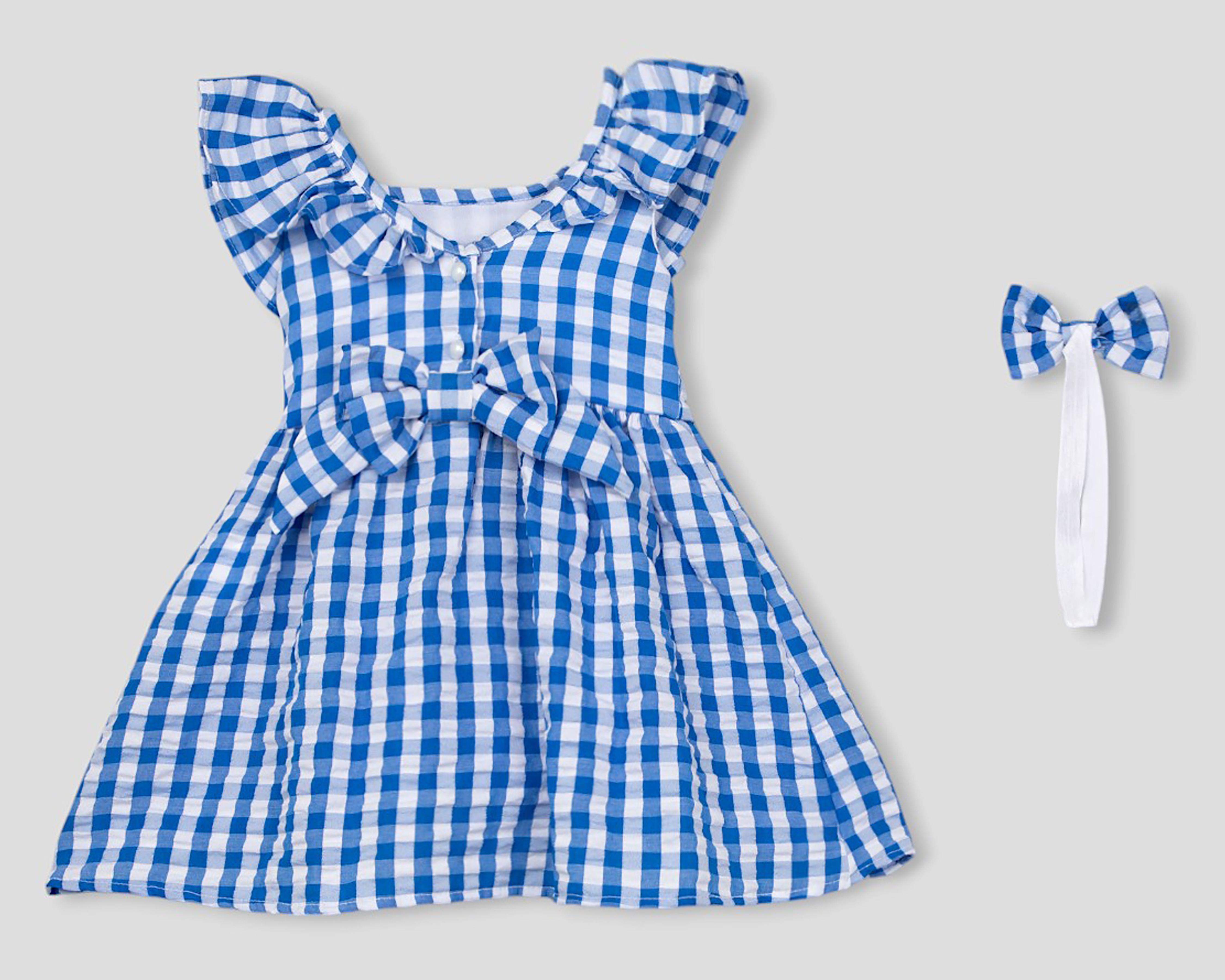 Foto 2 | Vestido para Bebé Niña Baby Colors con Accesorio