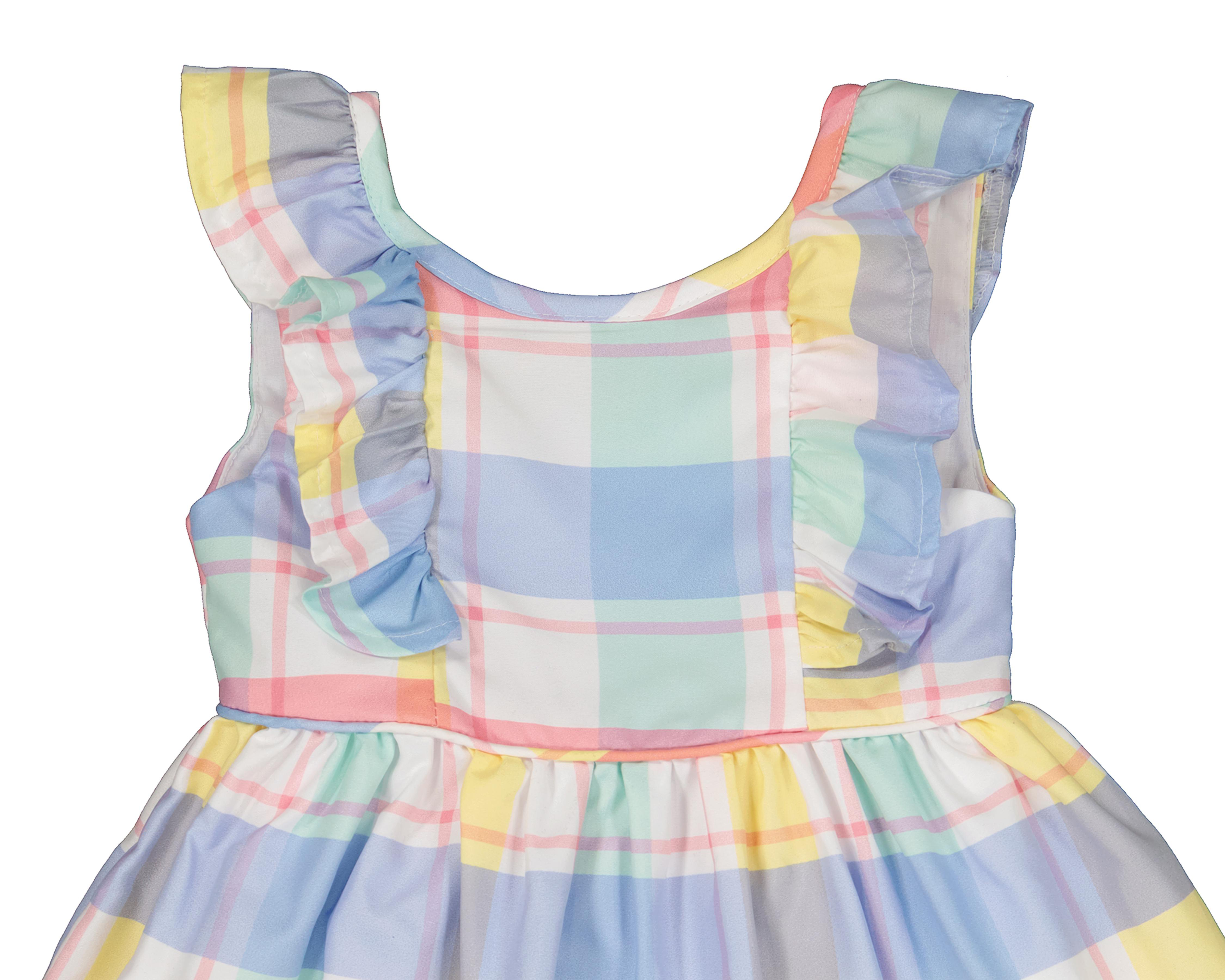 Foto 4 pulgar | Vestido para Bebé Niña Baby Colors Multicolor 3 Piezas