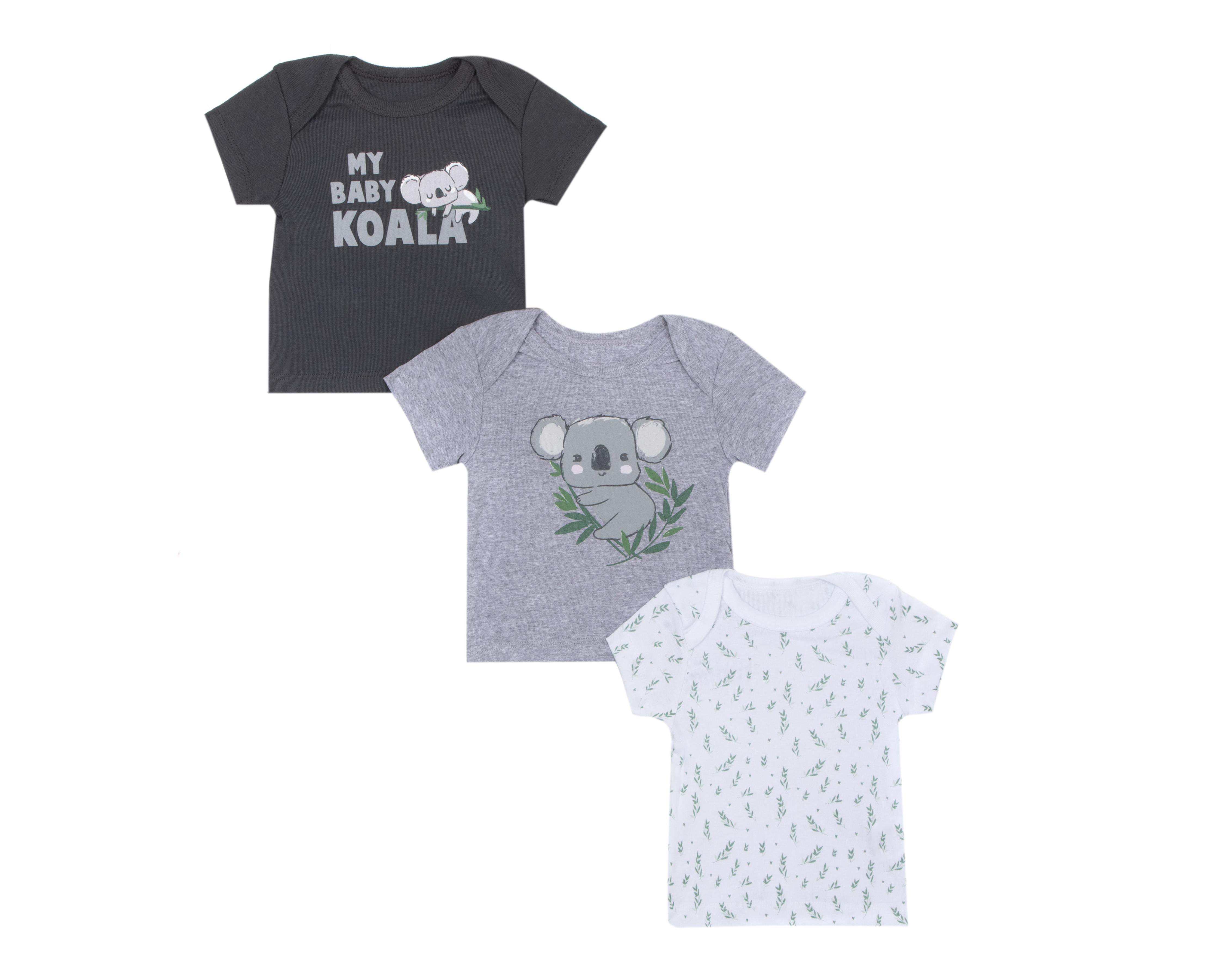 Playera para Bebé Baby Colors 3 Piezas