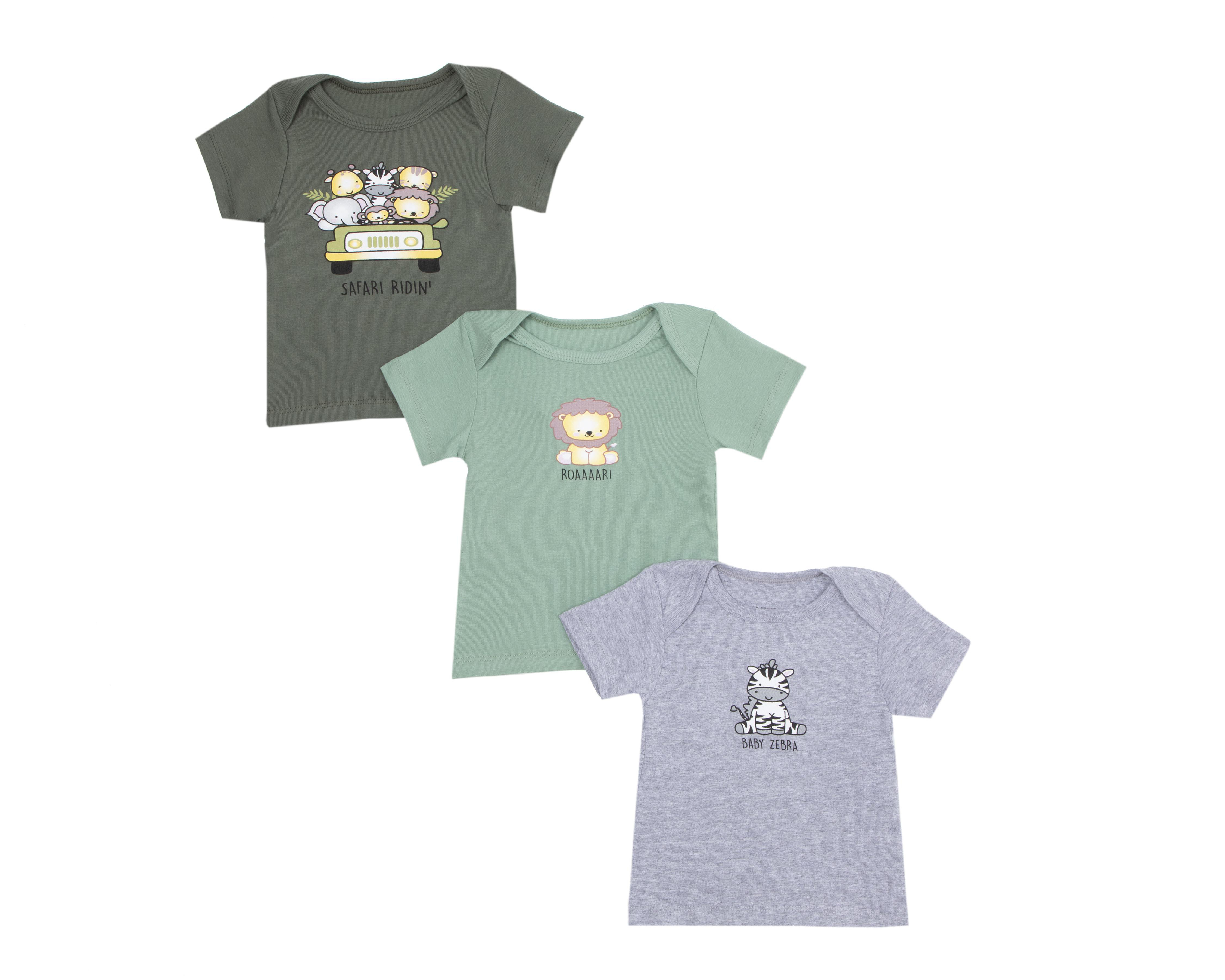 Playera para Bebé Baby Colors 3 Piezas