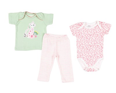 Foto 1 | Conjunto para Bebé Niña Baby Colors 3 Piezas