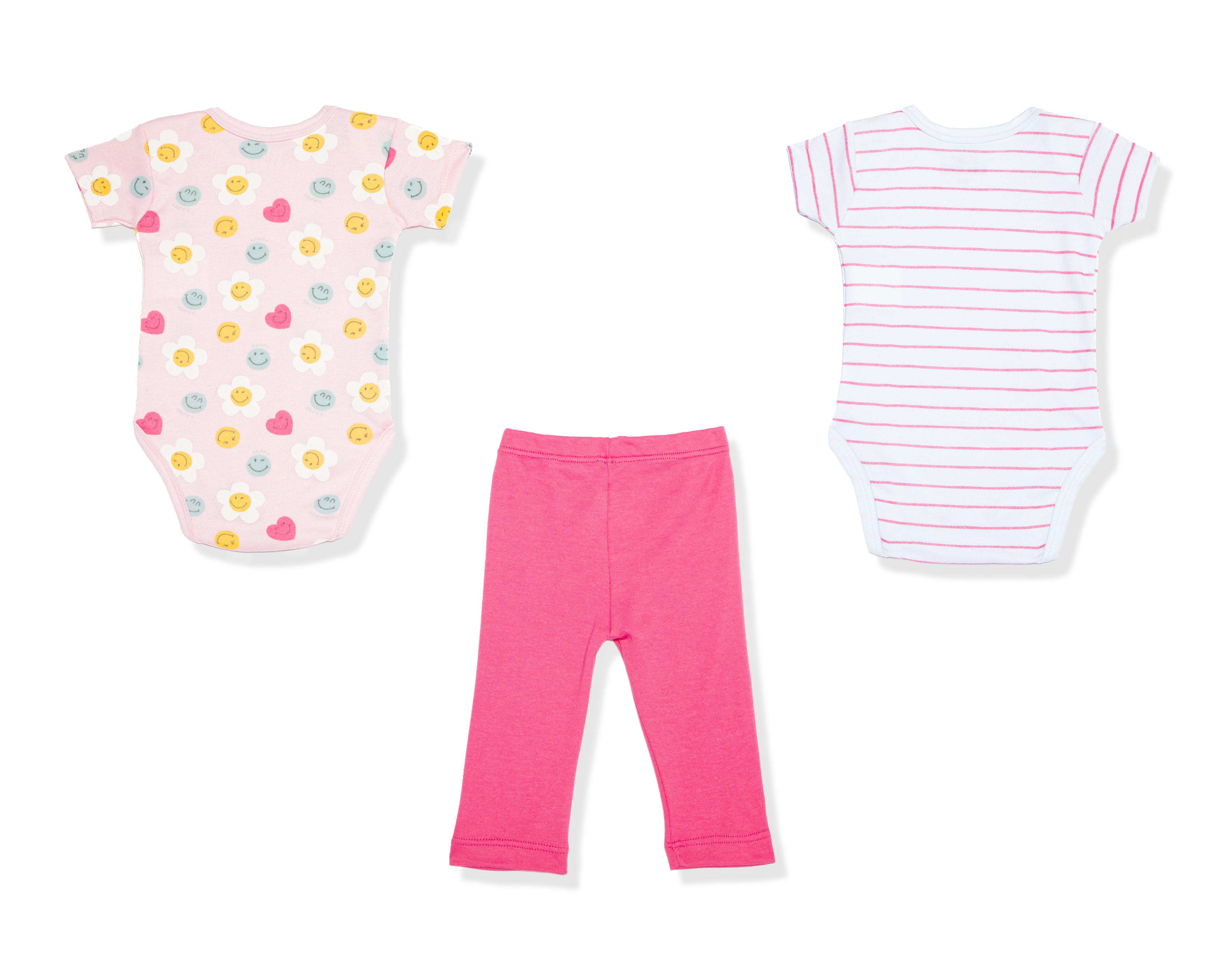 Foto 2 | Conjunto para Bebé Niña Baby Colors 3 Piezas
