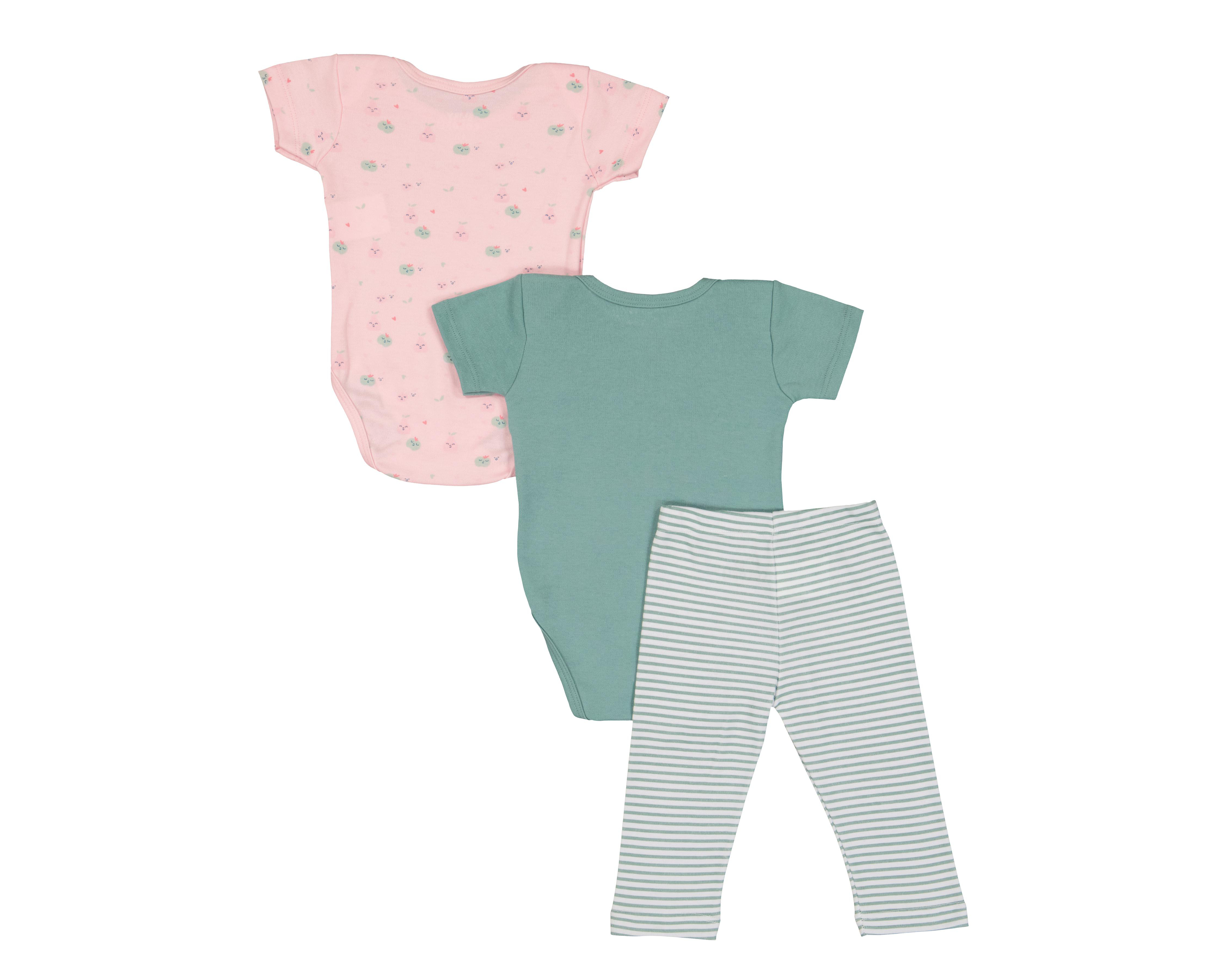 Foto 2 | Conjunto para Bebé Niña Baby Colors 3 Piezas