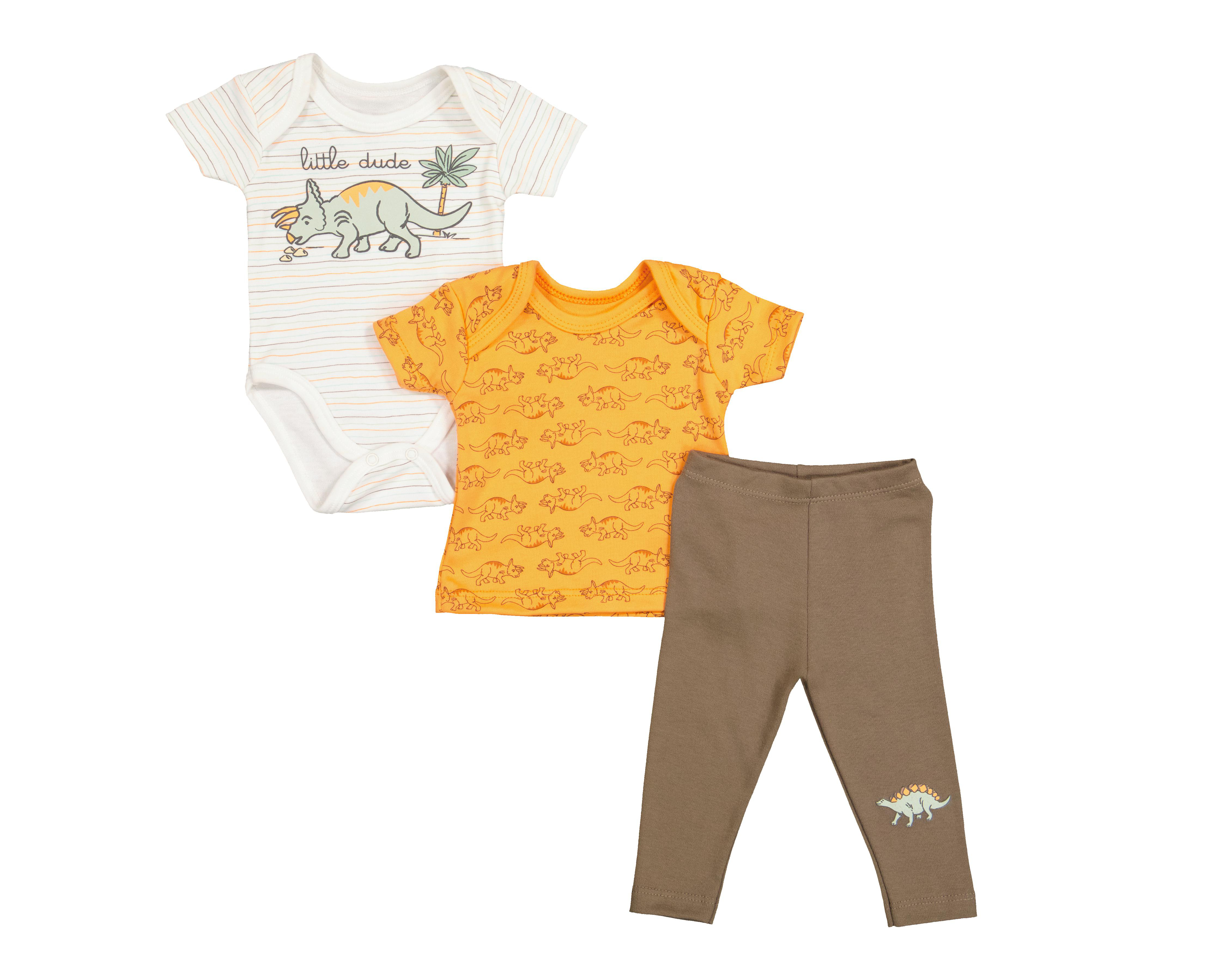Foto 1 | Conjunto de Bebé Niño Baby Colors 3 Piezas