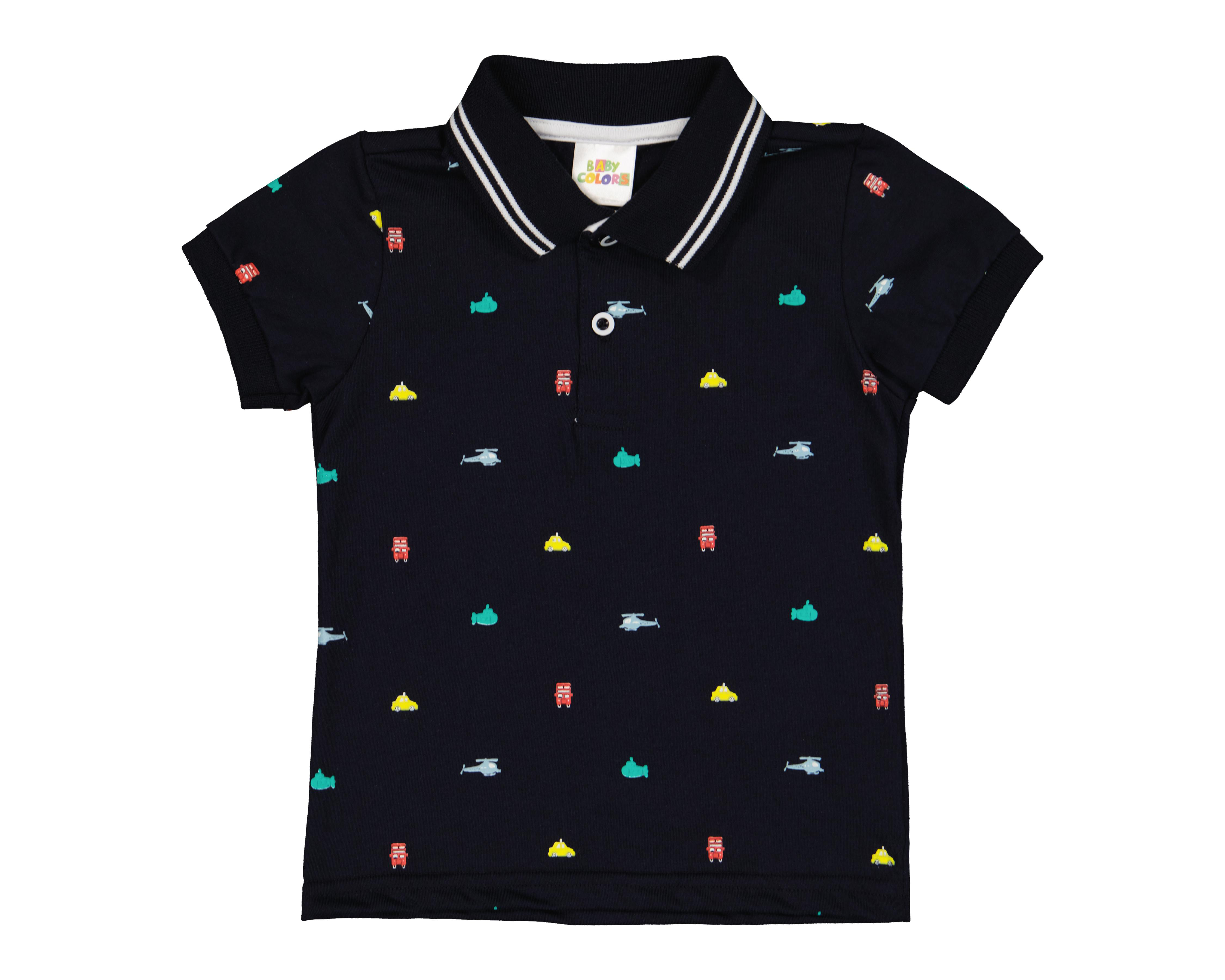 Foto 2 pulgar | Playera para Bebé Niño Baby Colors Estampada