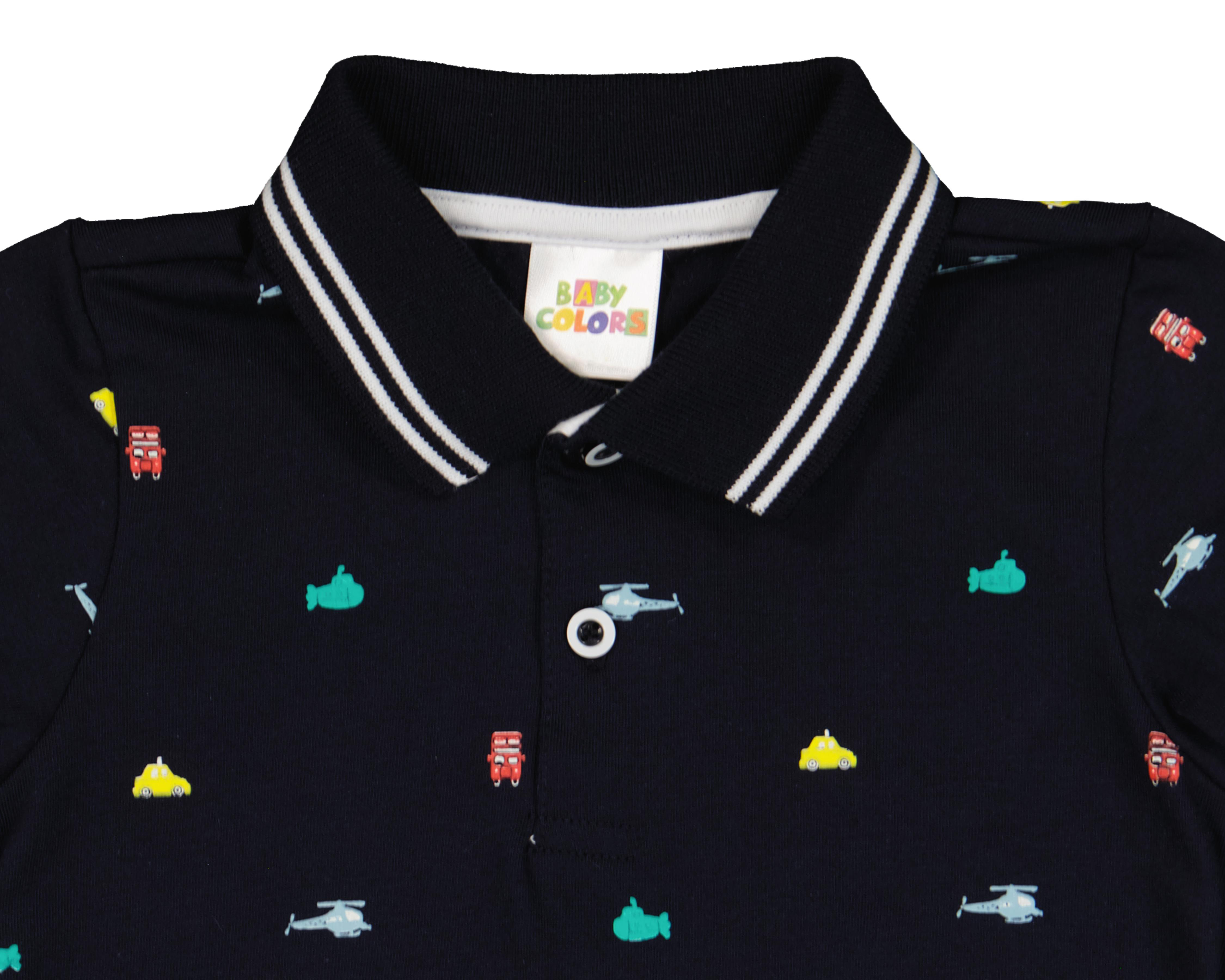Foto 4 pulgar | Playera para Bebé Niño Baby Colors Estampada