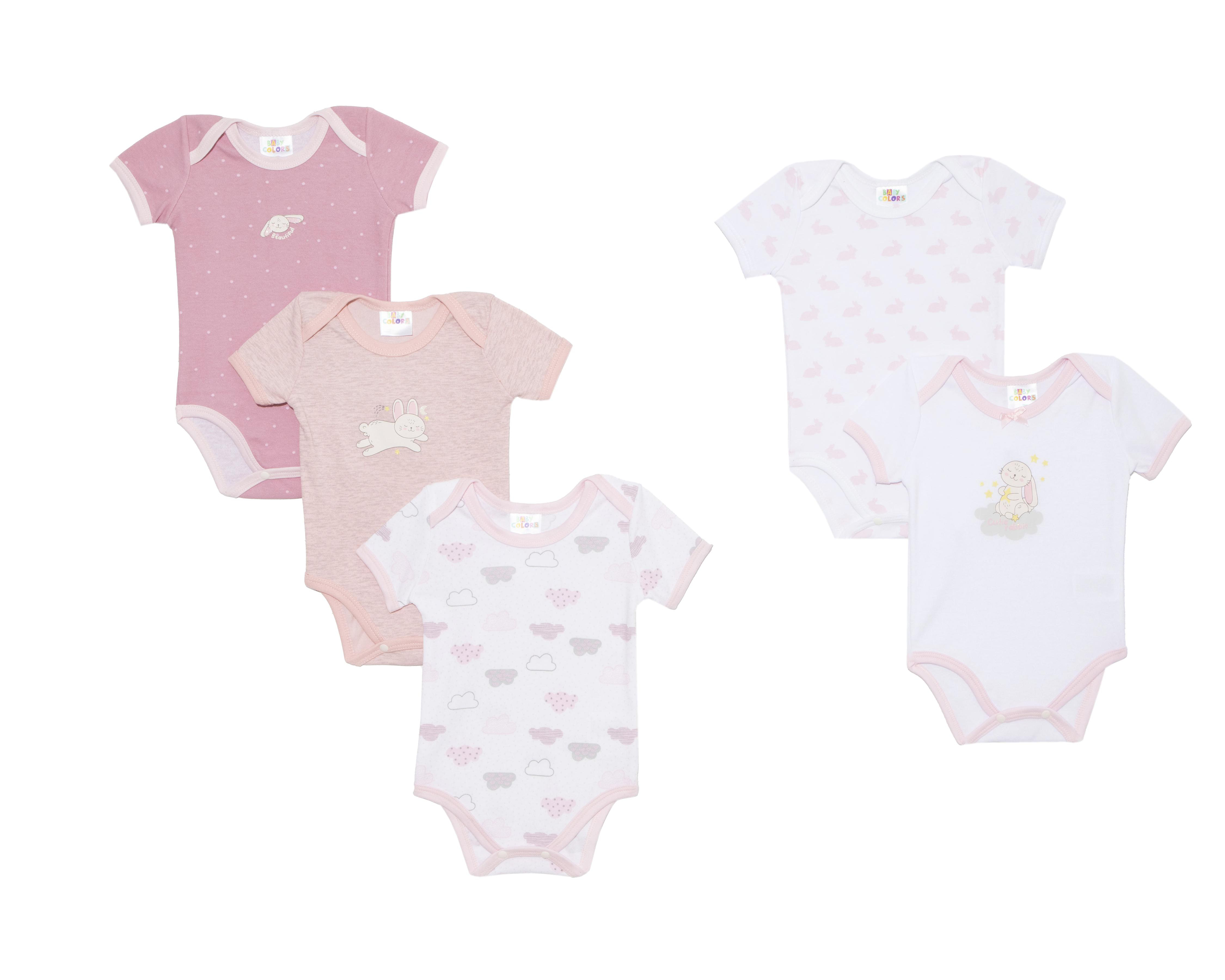 Foto 1 | Pañalero para Bebe Niña Baby Colors 5 Piezas