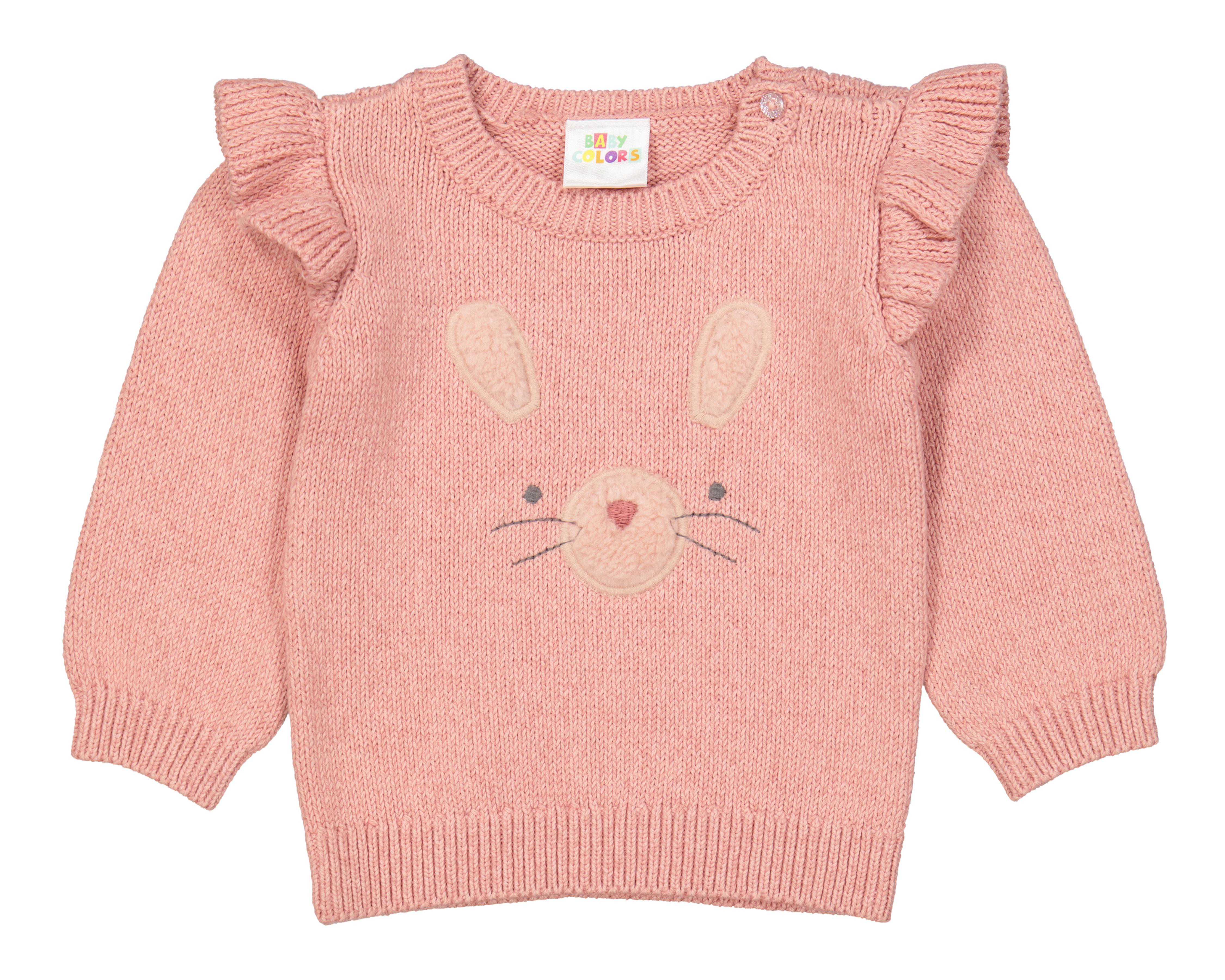 Foto 3 | Sudadera y Pantalón de Algodón para Bebé Niña Baby Colors