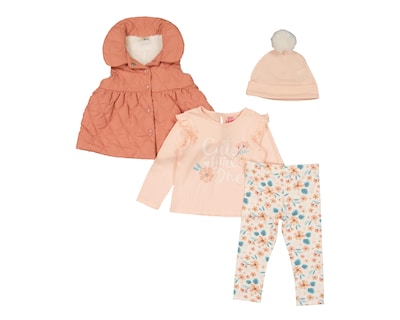 Foto 1 | Conjunto para Bebé Niña Baby Colors 4 Piezas
